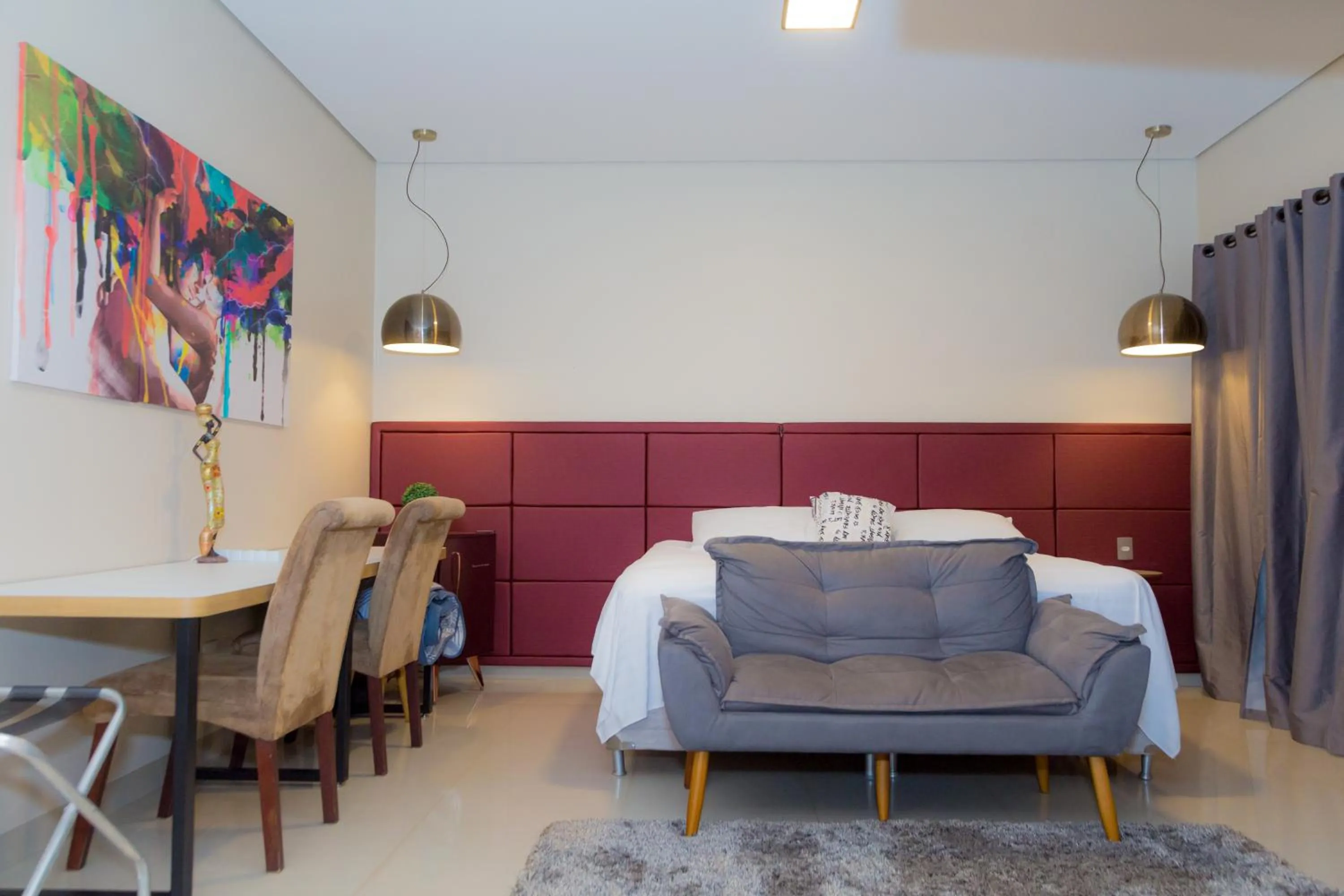 Bedroom, Bed in Hotel Itatiaia