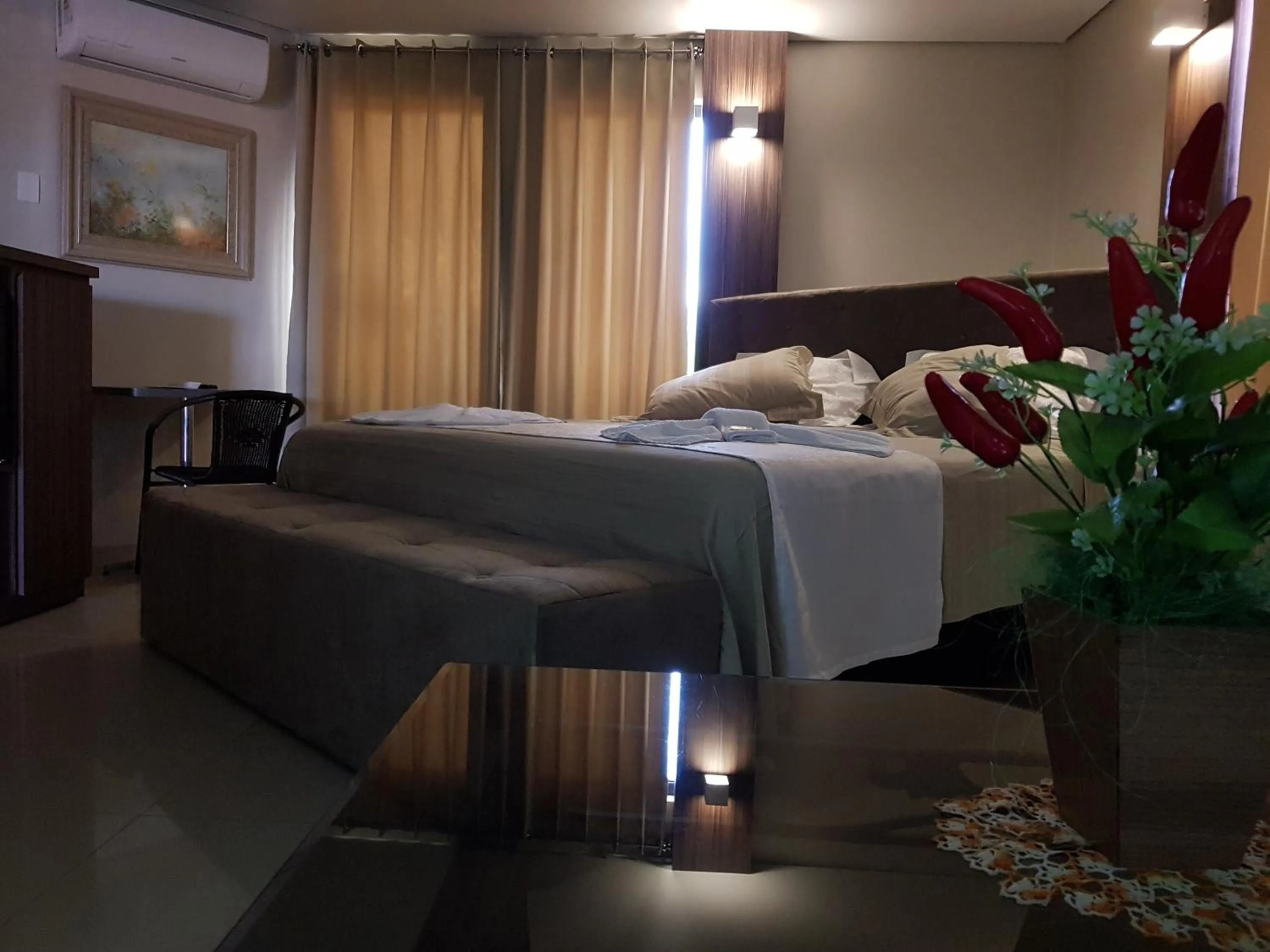 Decorative detail, Bed in Hotel Itatiaia