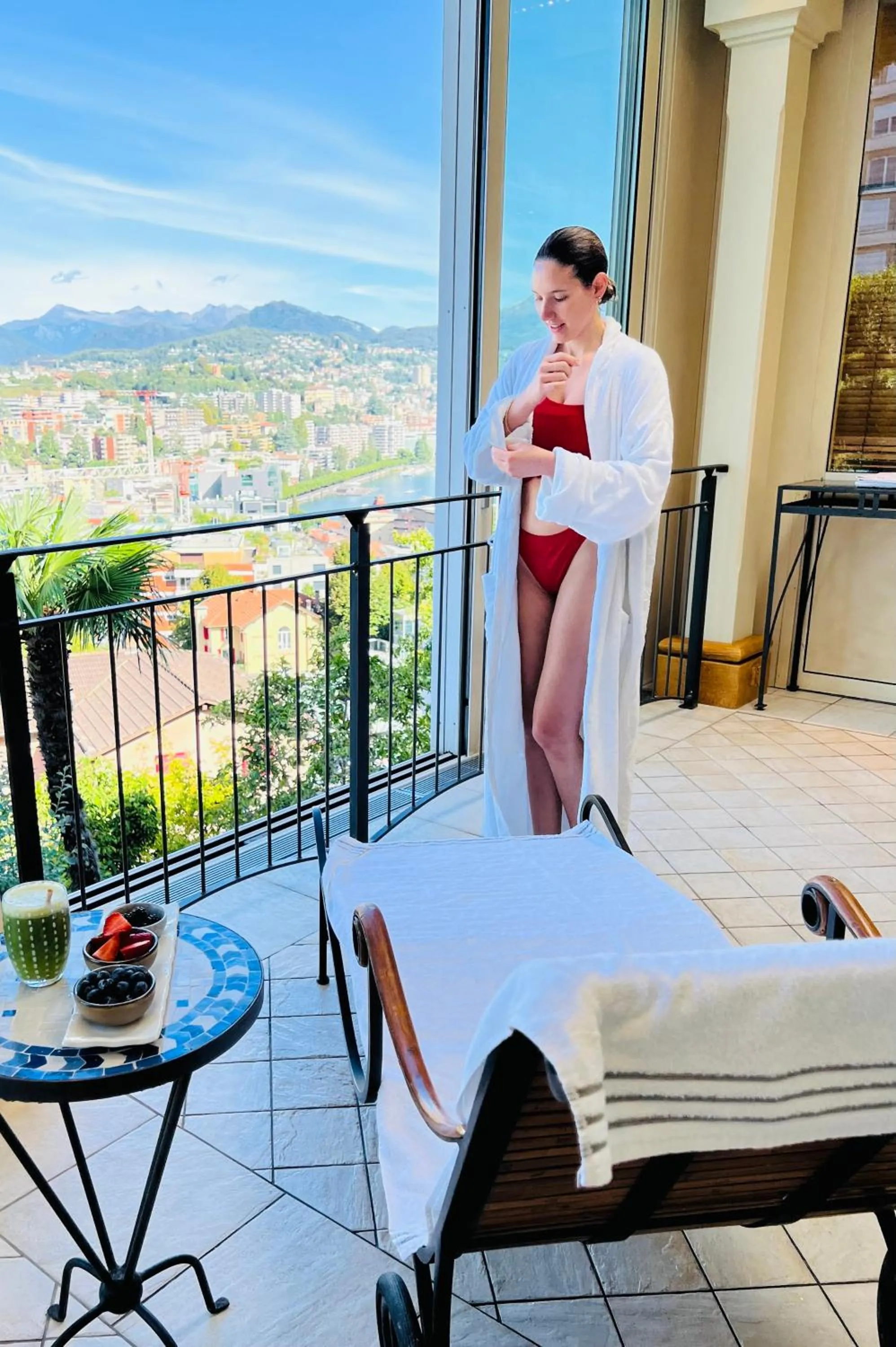 Swimming pool in Suitenhotel Parco Paradiso