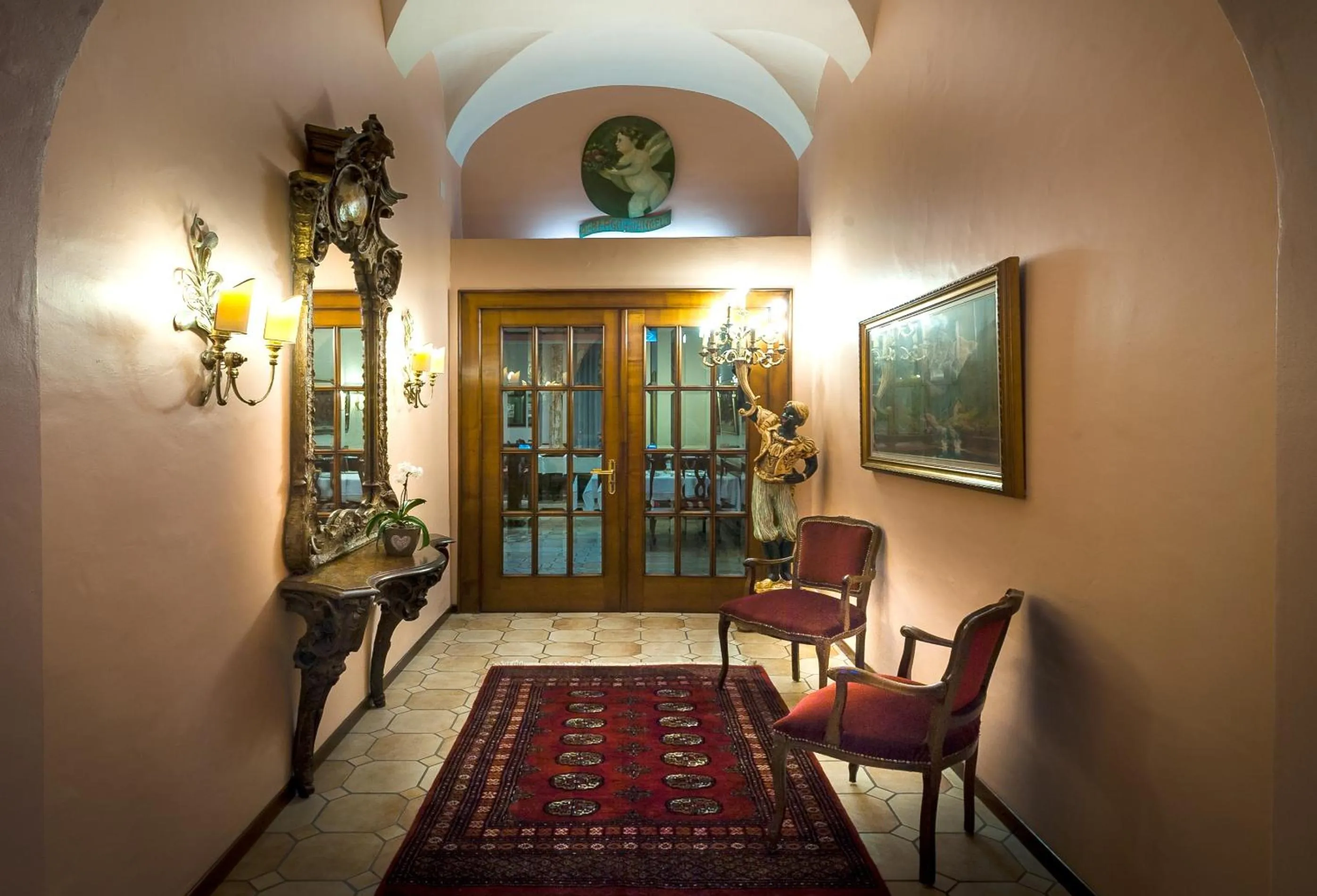 Seating area in Hotel dell'Angelo
