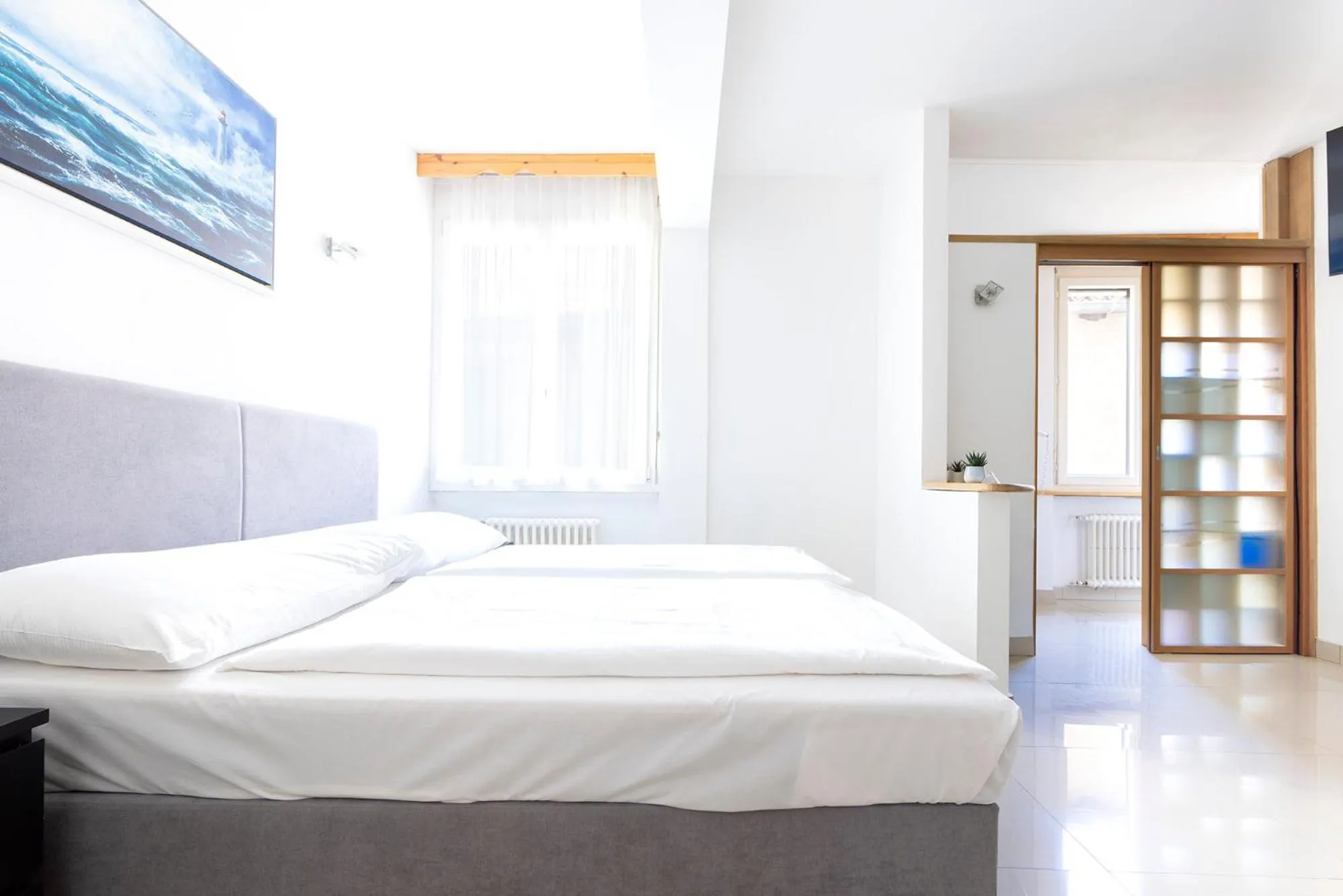 Bedroom, Bed in Hotel San Carlo