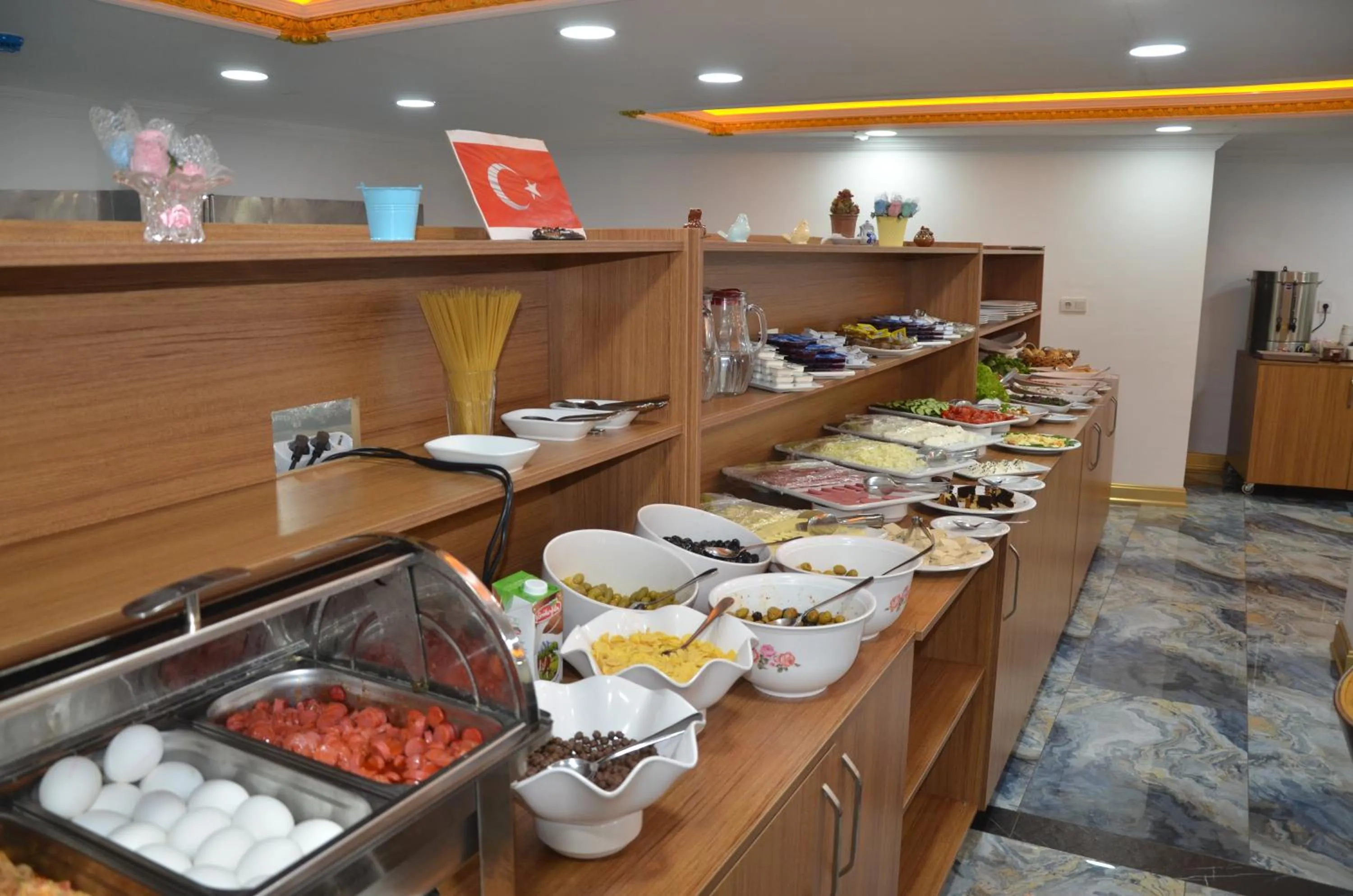 Buffet breakfast in Marka Hotel