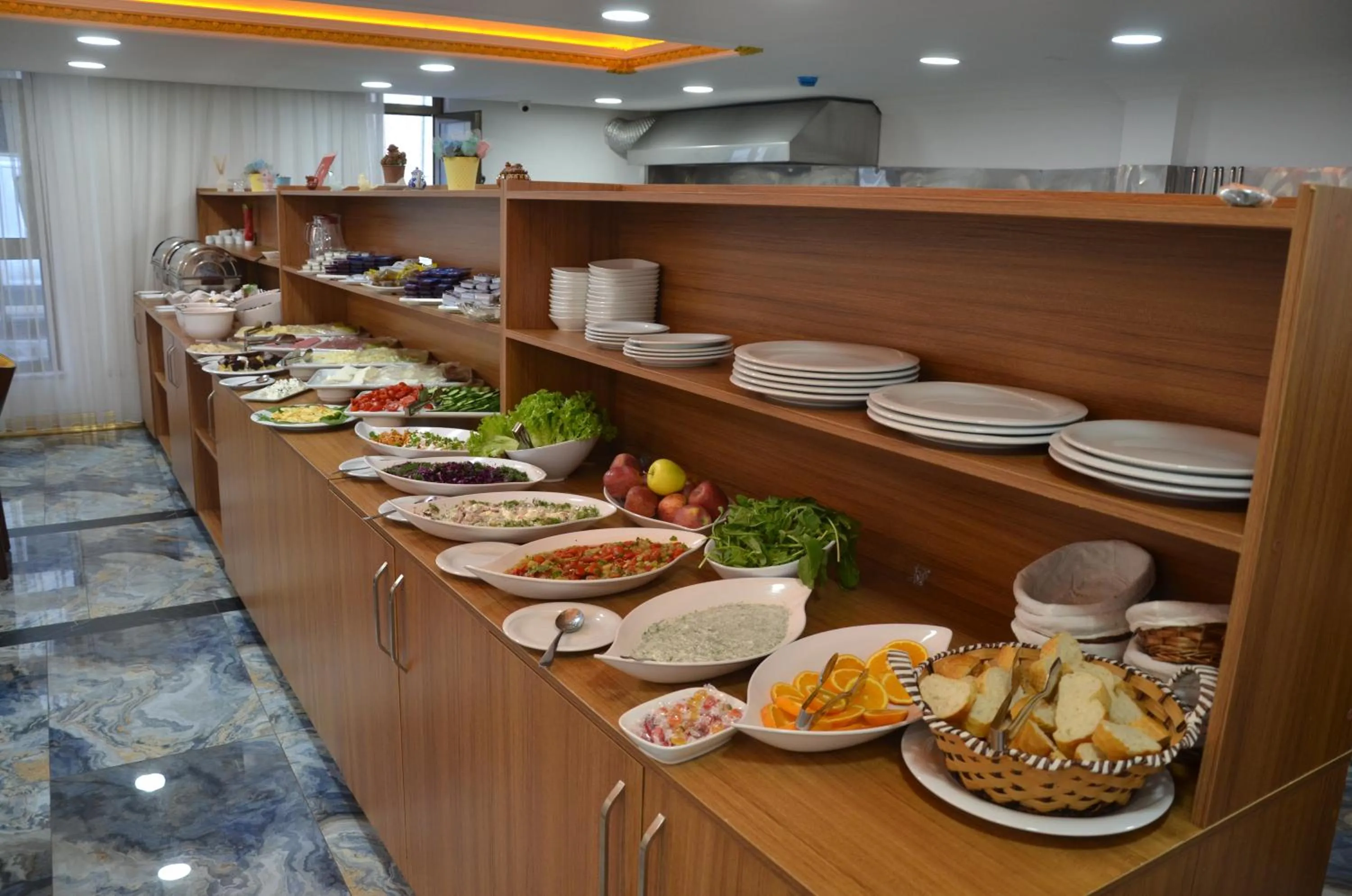 Buffet breakfast in Marka Hotel