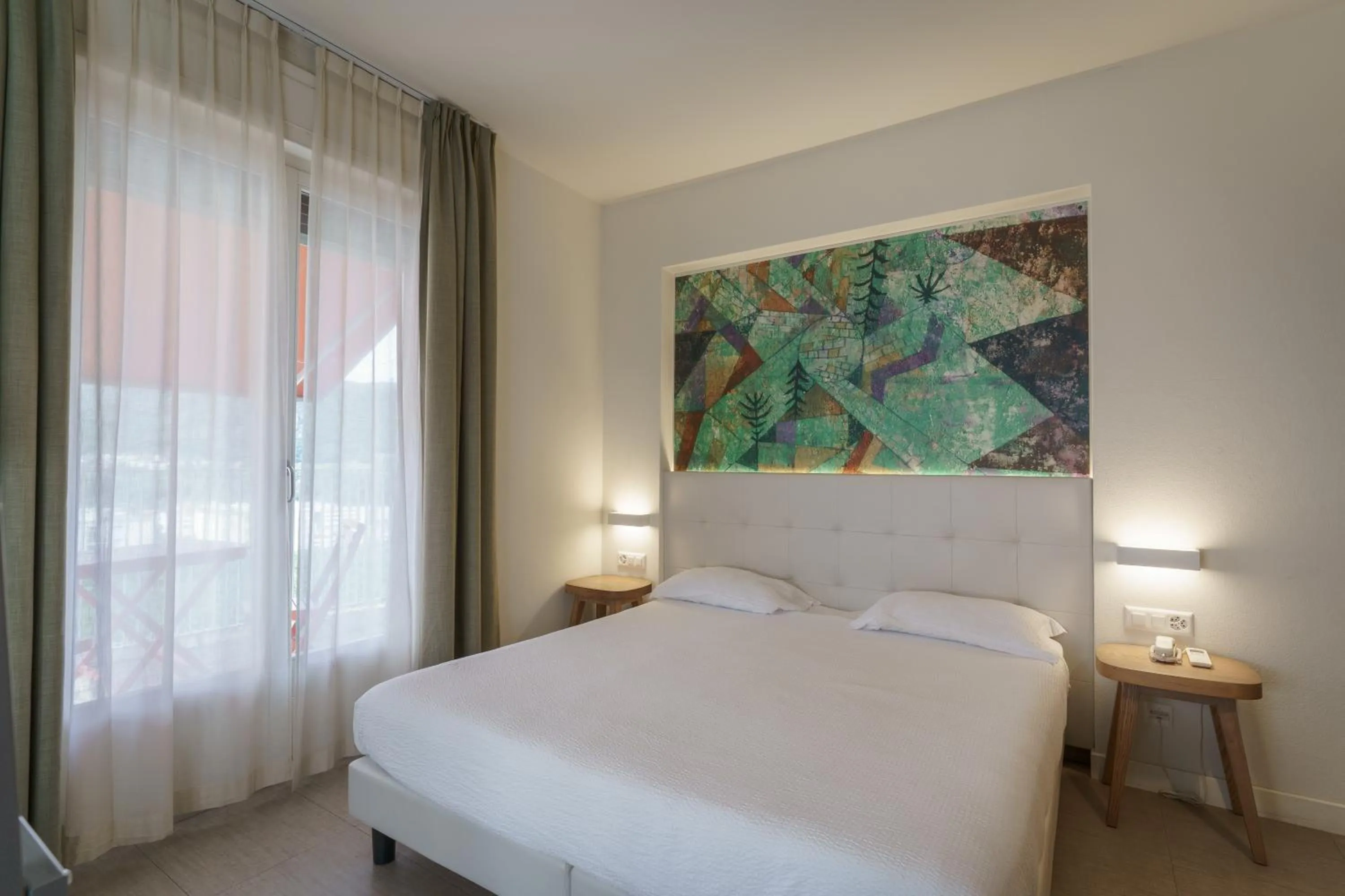 Bed in Hotel Morgana