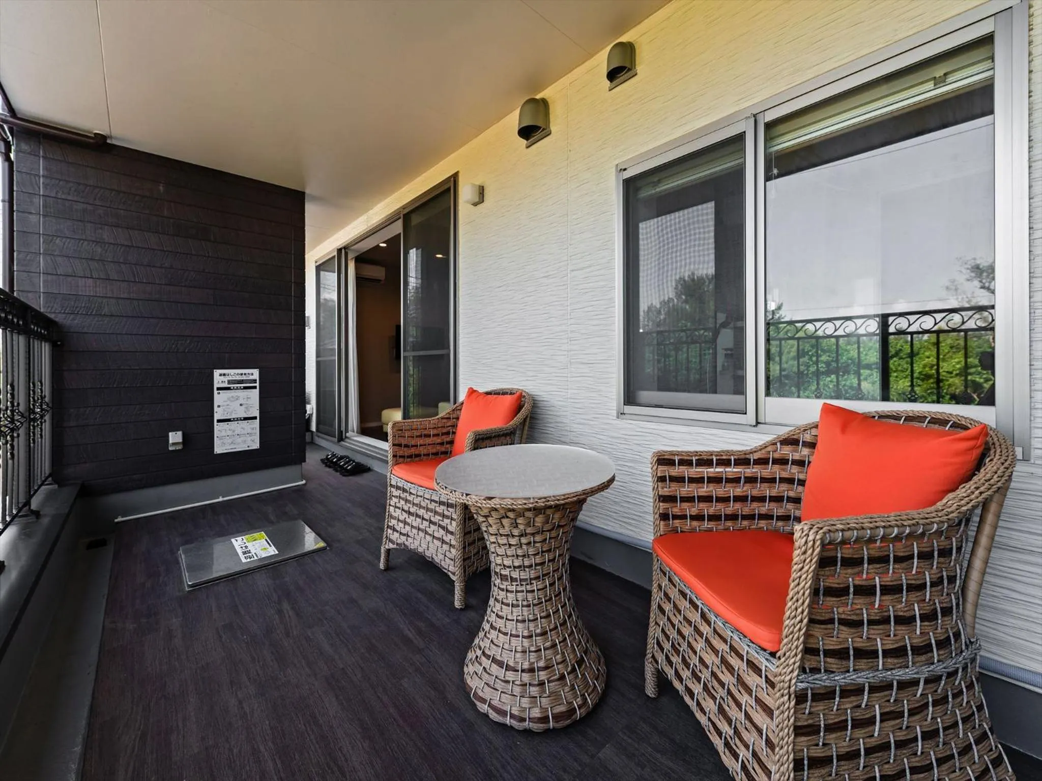 Balcony/Terrace in Ahman Inn Island Yagaji