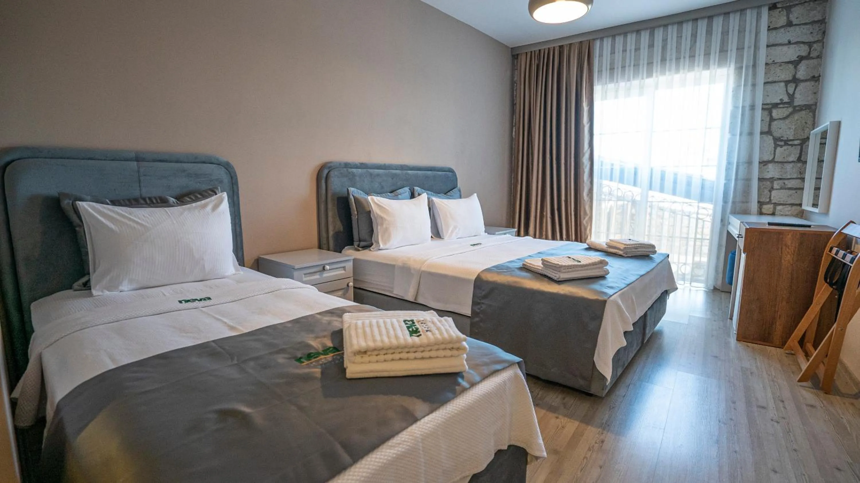 Bedroom, Bed in Neva Hotel Alaçatı