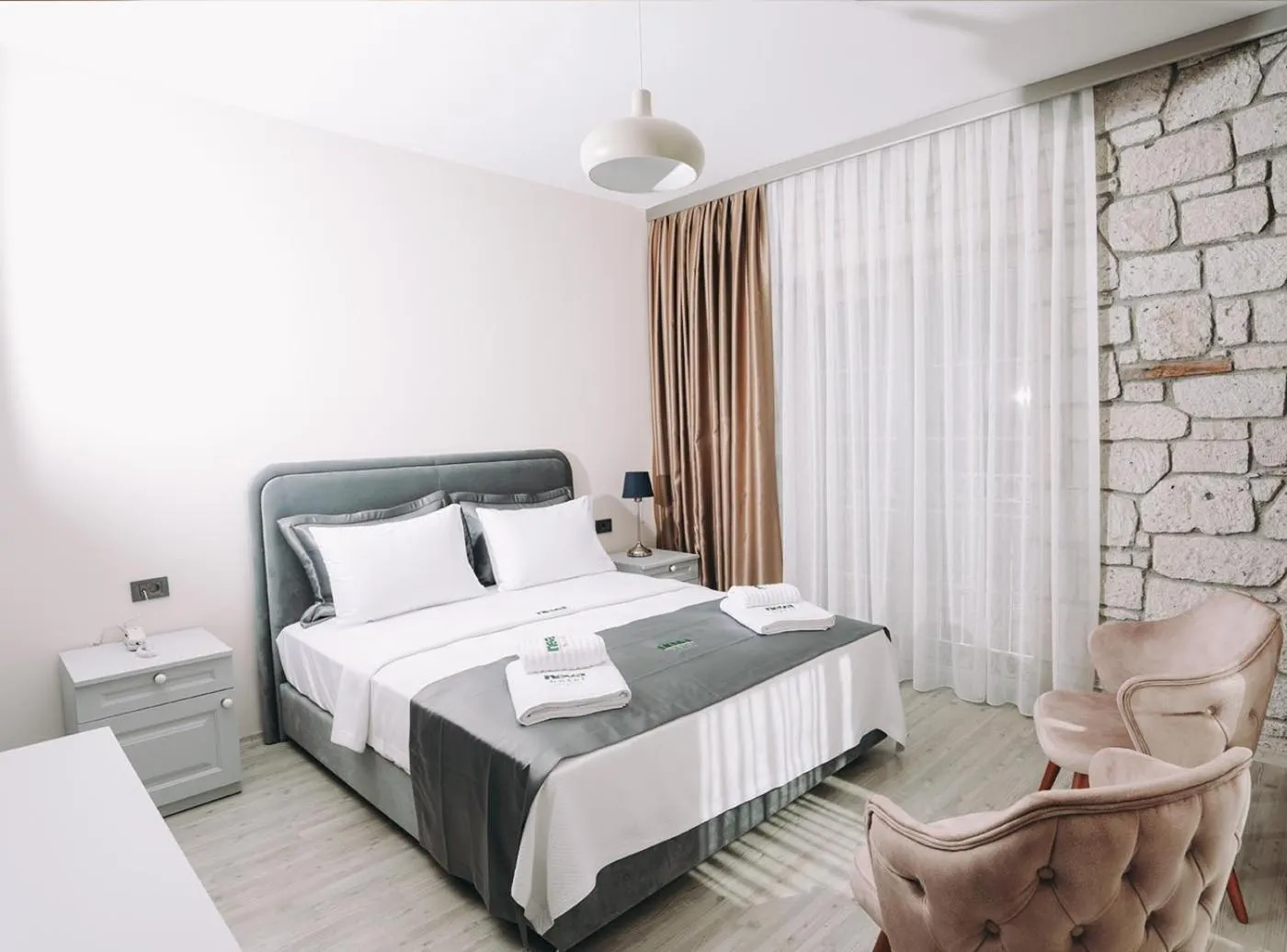 Bedroom, Bed in Neva Hotel Alaçatı