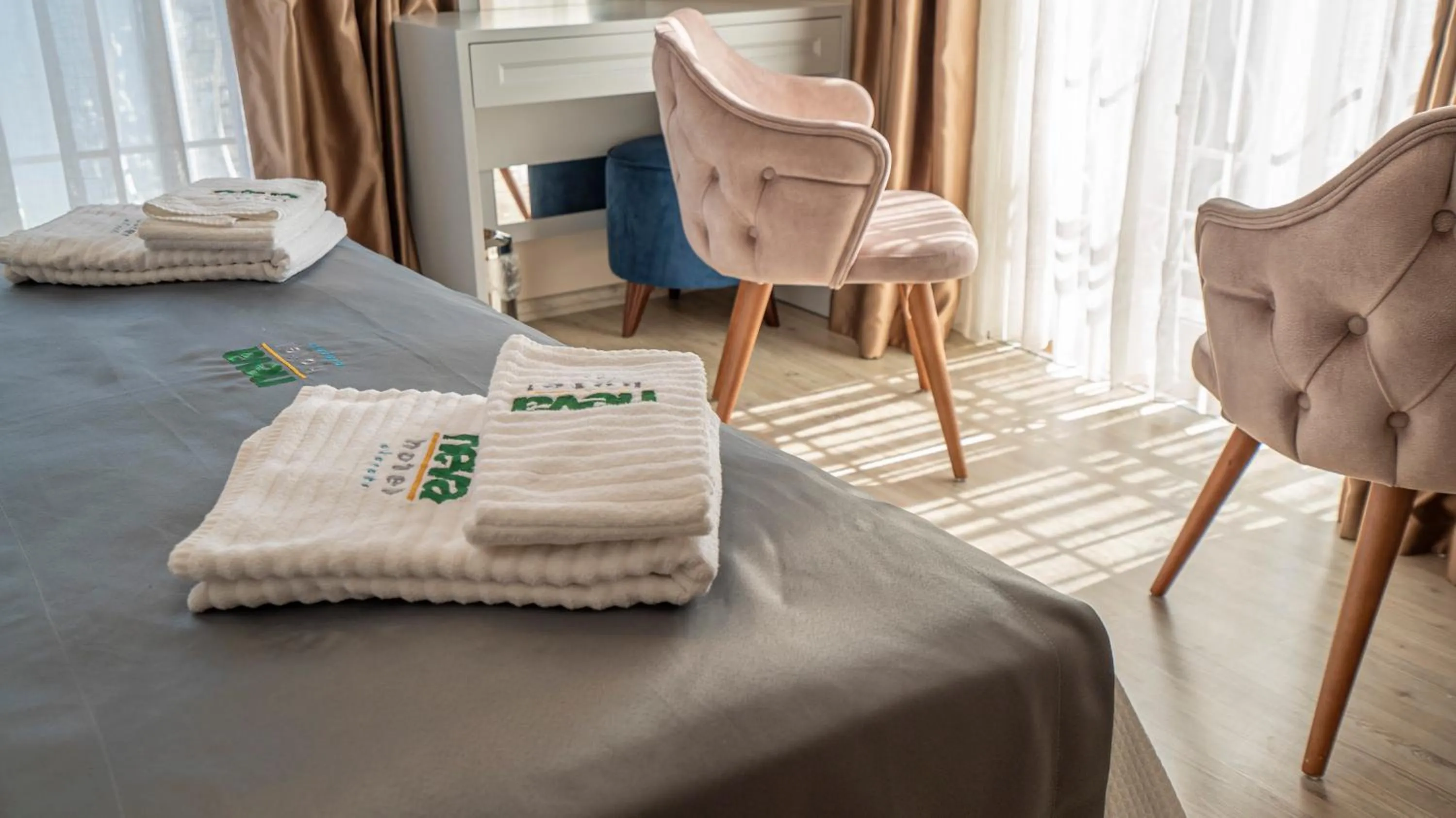 Bed in Neva Hotel Alaçatı