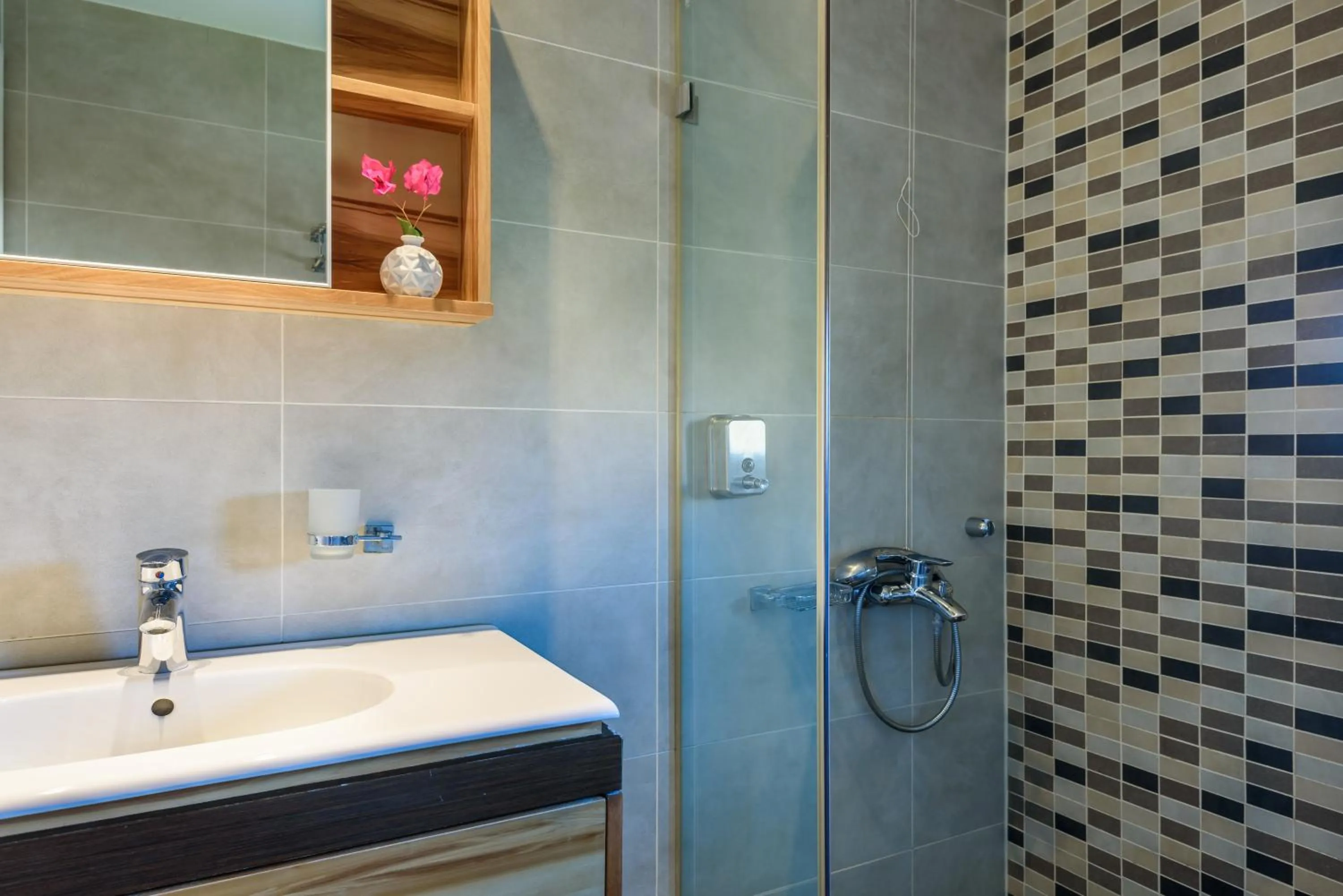 Shower in Despina Apartments