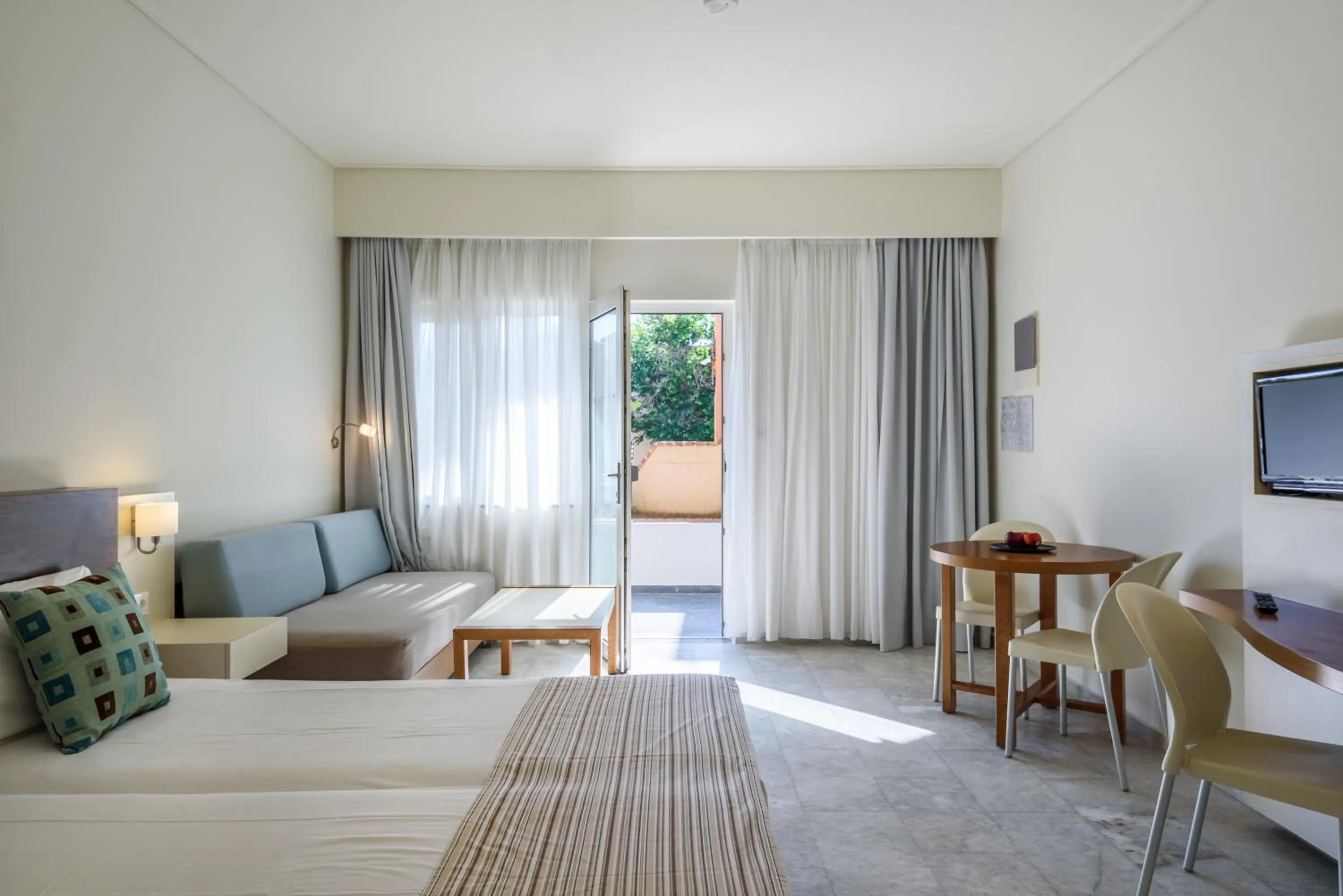 Balcony/Terrace, Bed in Despina Apartments