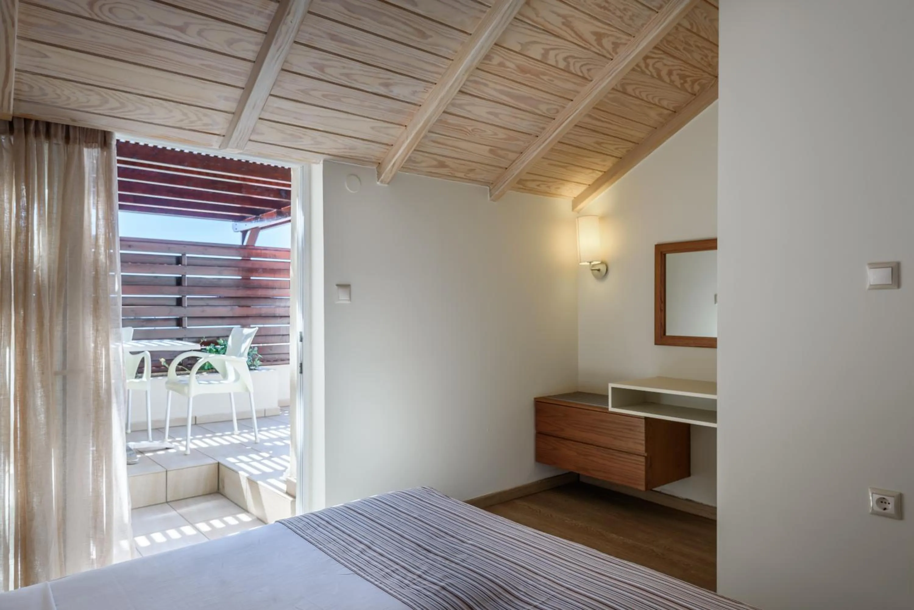 Balcony/Terrace, Bed in Despina Apartments