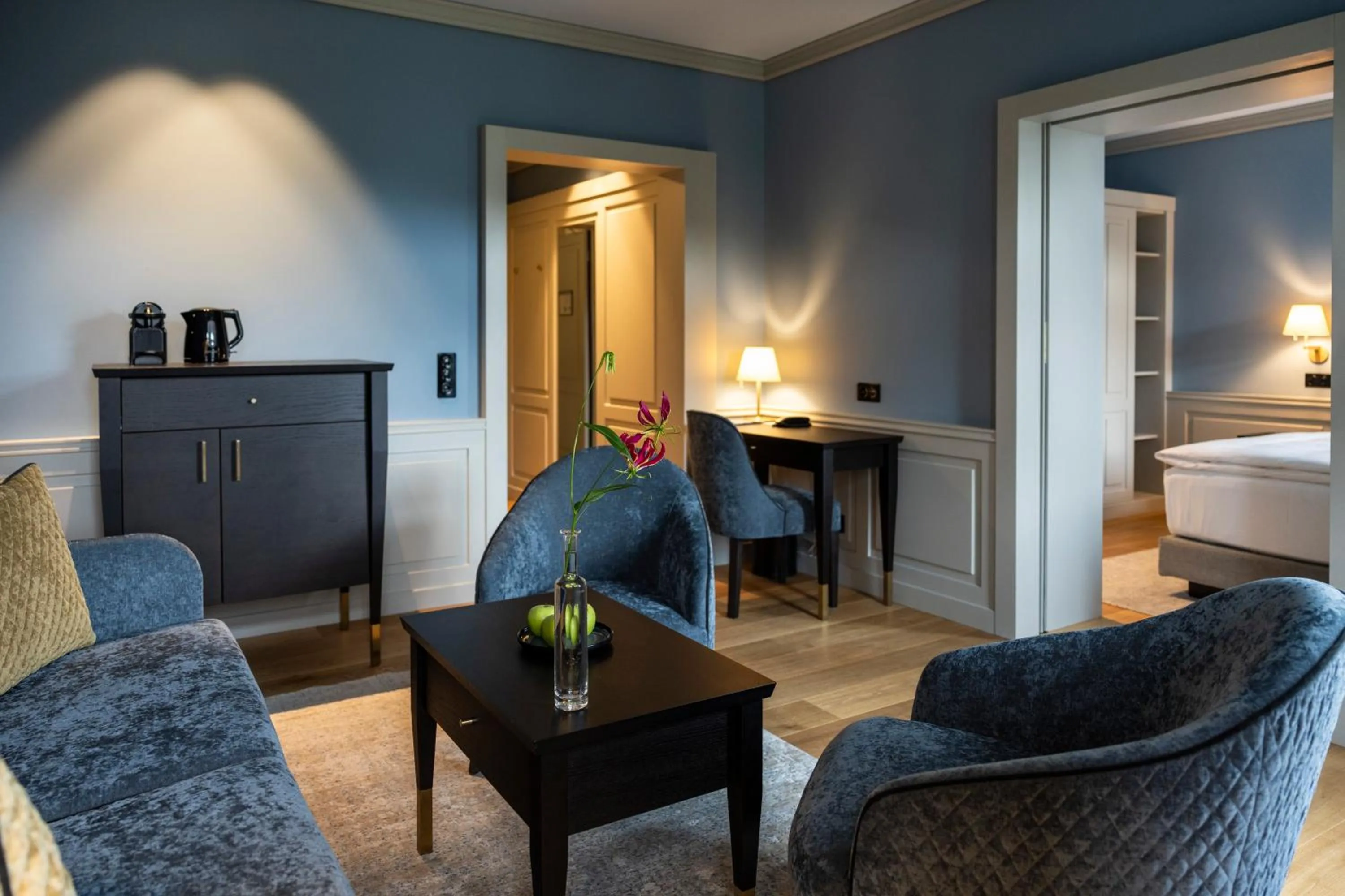 Bed in Cresta Palace Celerina St Moritz Ski In and Ski Out