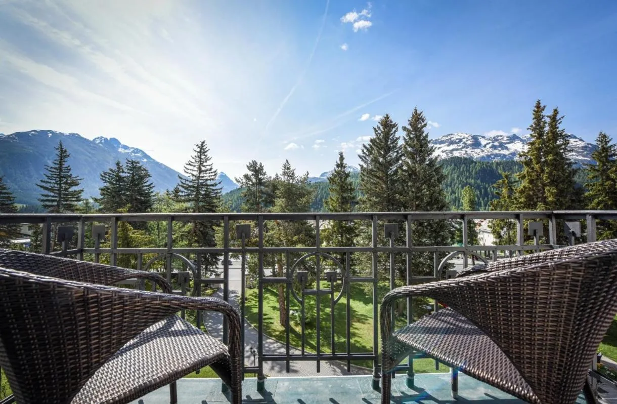 Natural landscape in Cresta Palace Celerina St Moritz Ski In and Ski Out