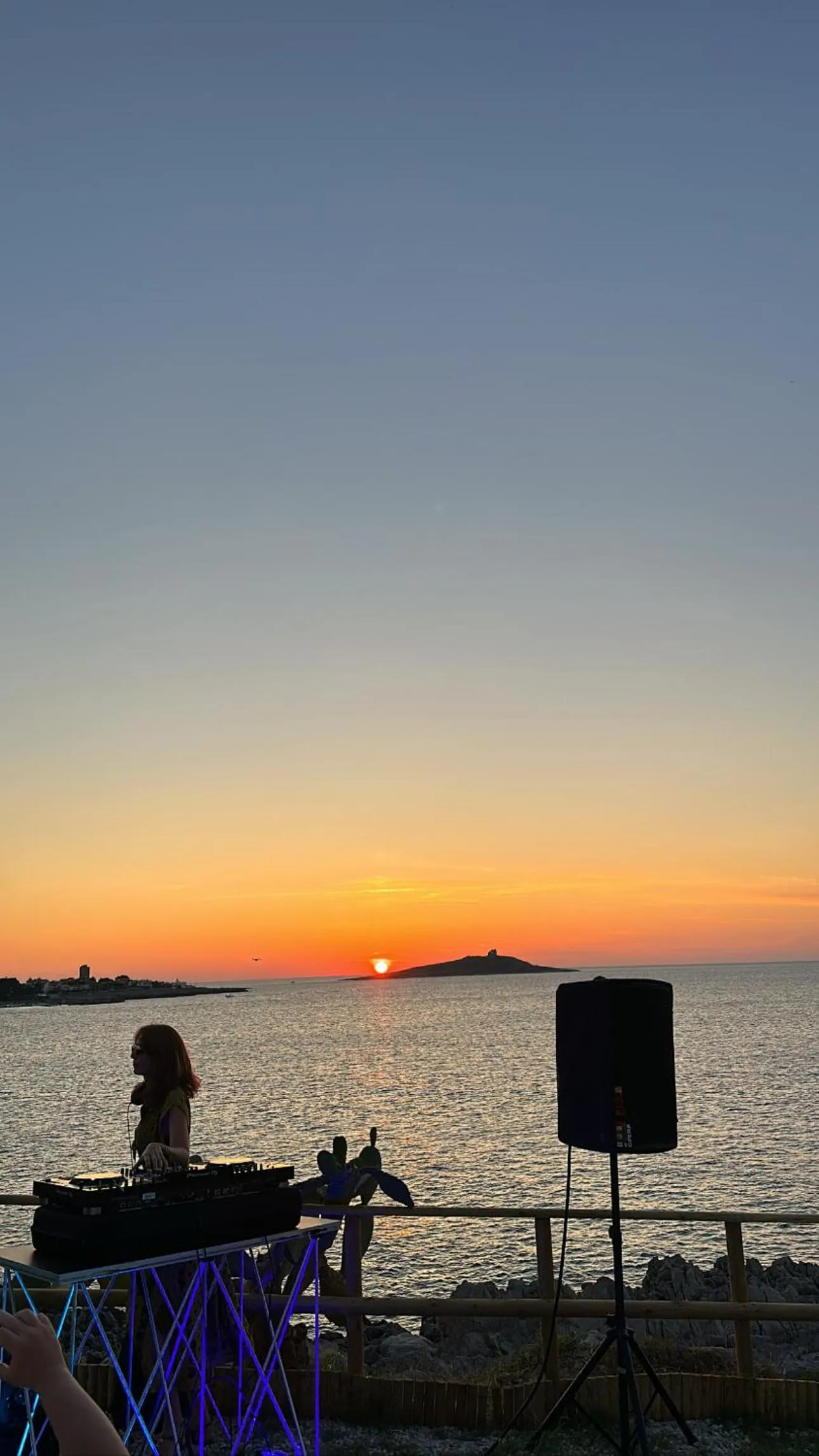 Natural landscape in Scogliera Azzurra