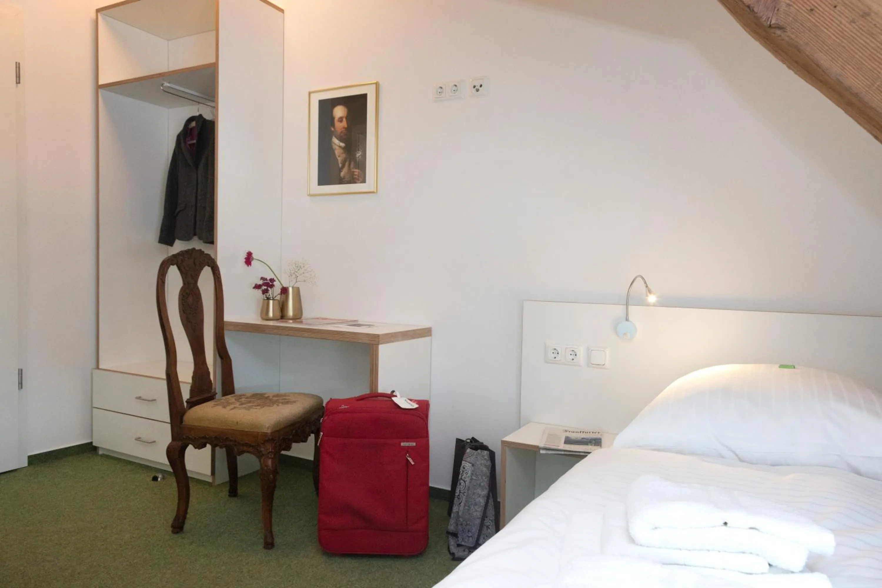 Bed in Gästehaus Reckahn der Rochow Akademie