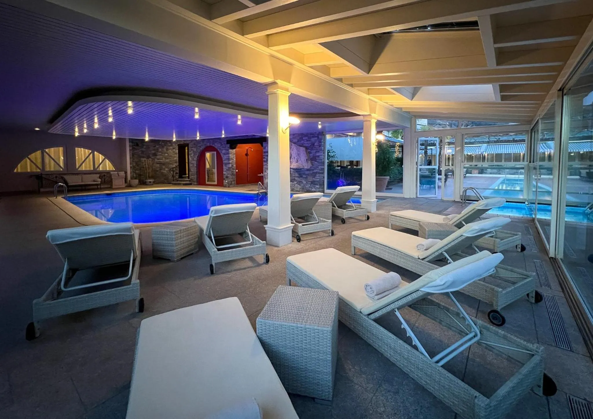 Pool view in Parkhotel Delta, Wellbeing Resort