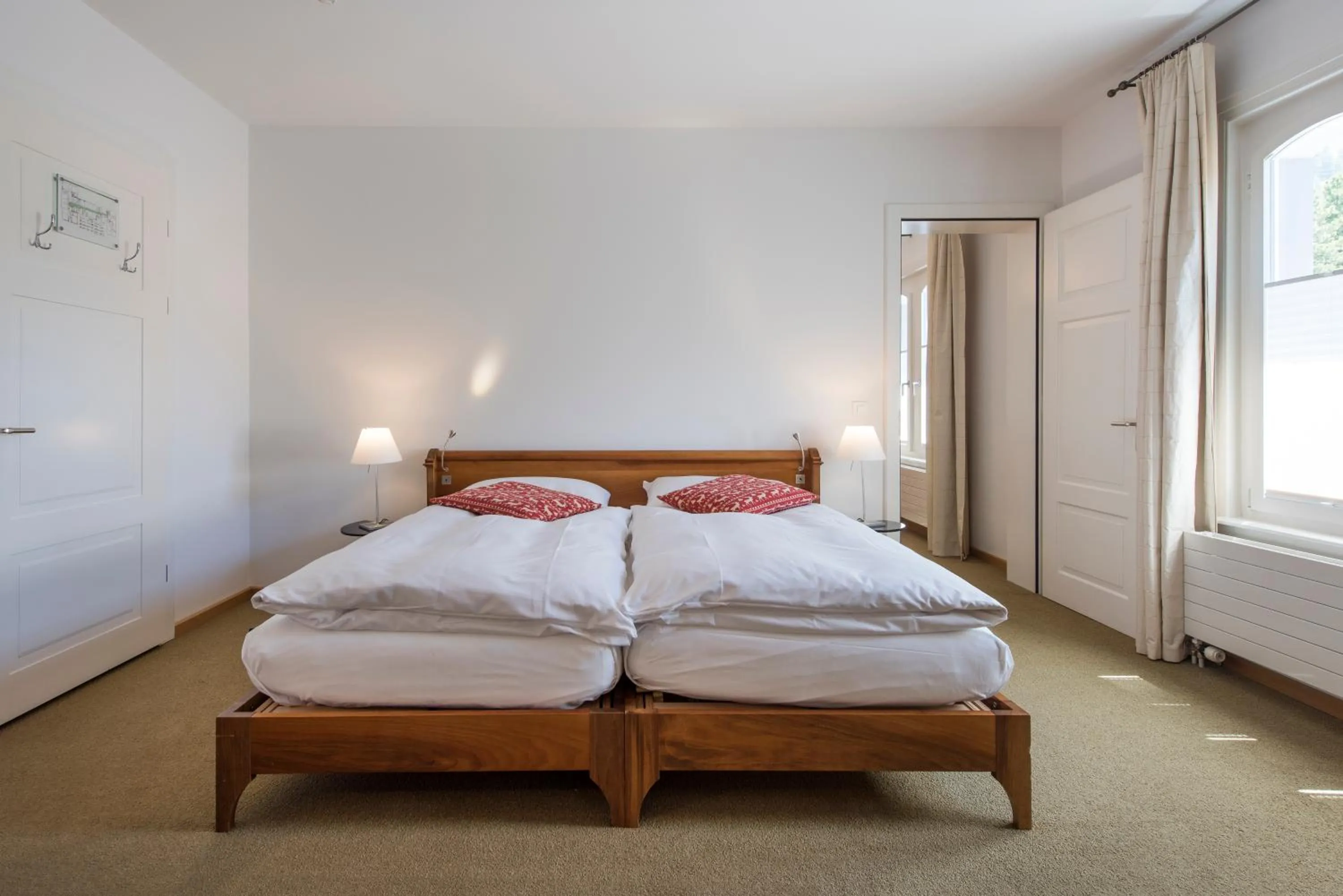 Photo of the whole room, Bed in Hotel Saratz Pontresina Mountain Resort & Spa