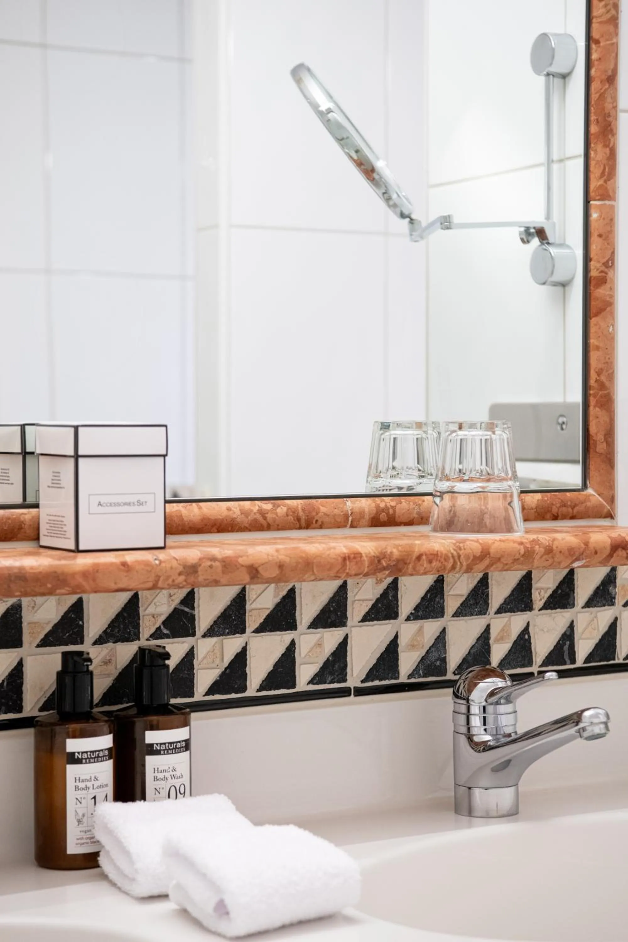 Bathroom in Hotel Saratz Pontresina Mountain Resort & Spa