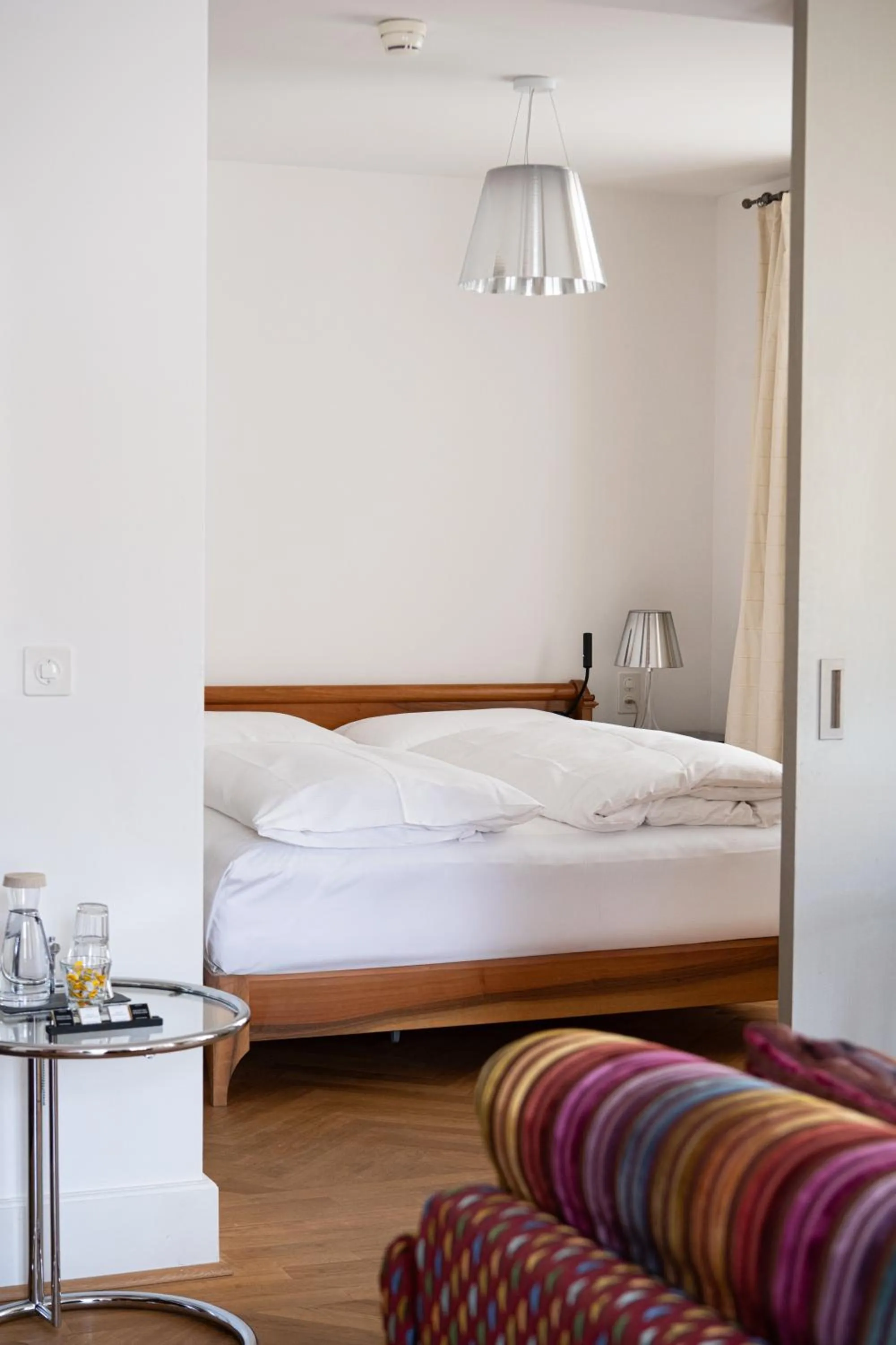 Bed in Hotel Saratz Pontresina Mountain Resort & Spa