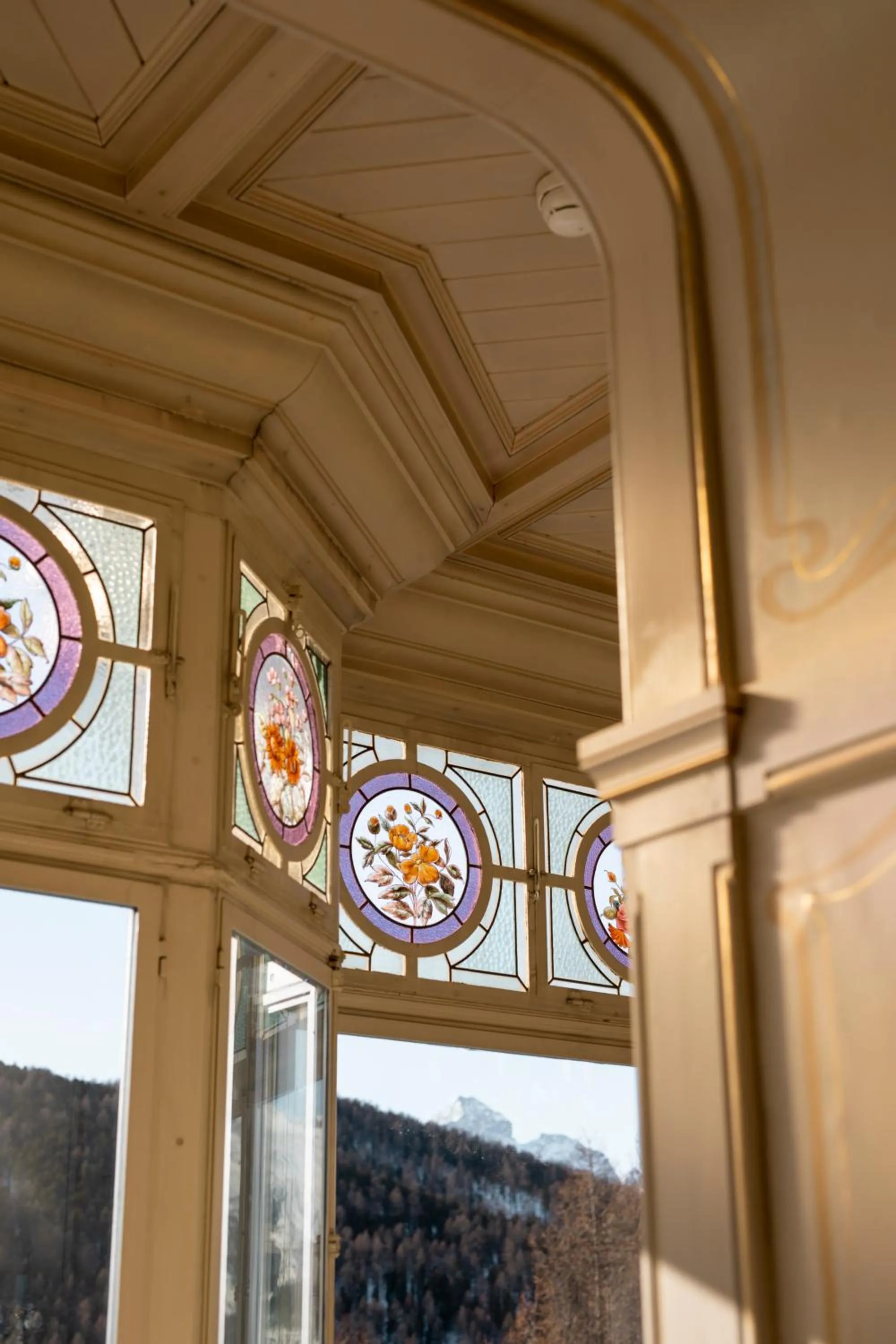 Decorative detail in Hotel Saratz Pontresina Mountain Resort & Spa