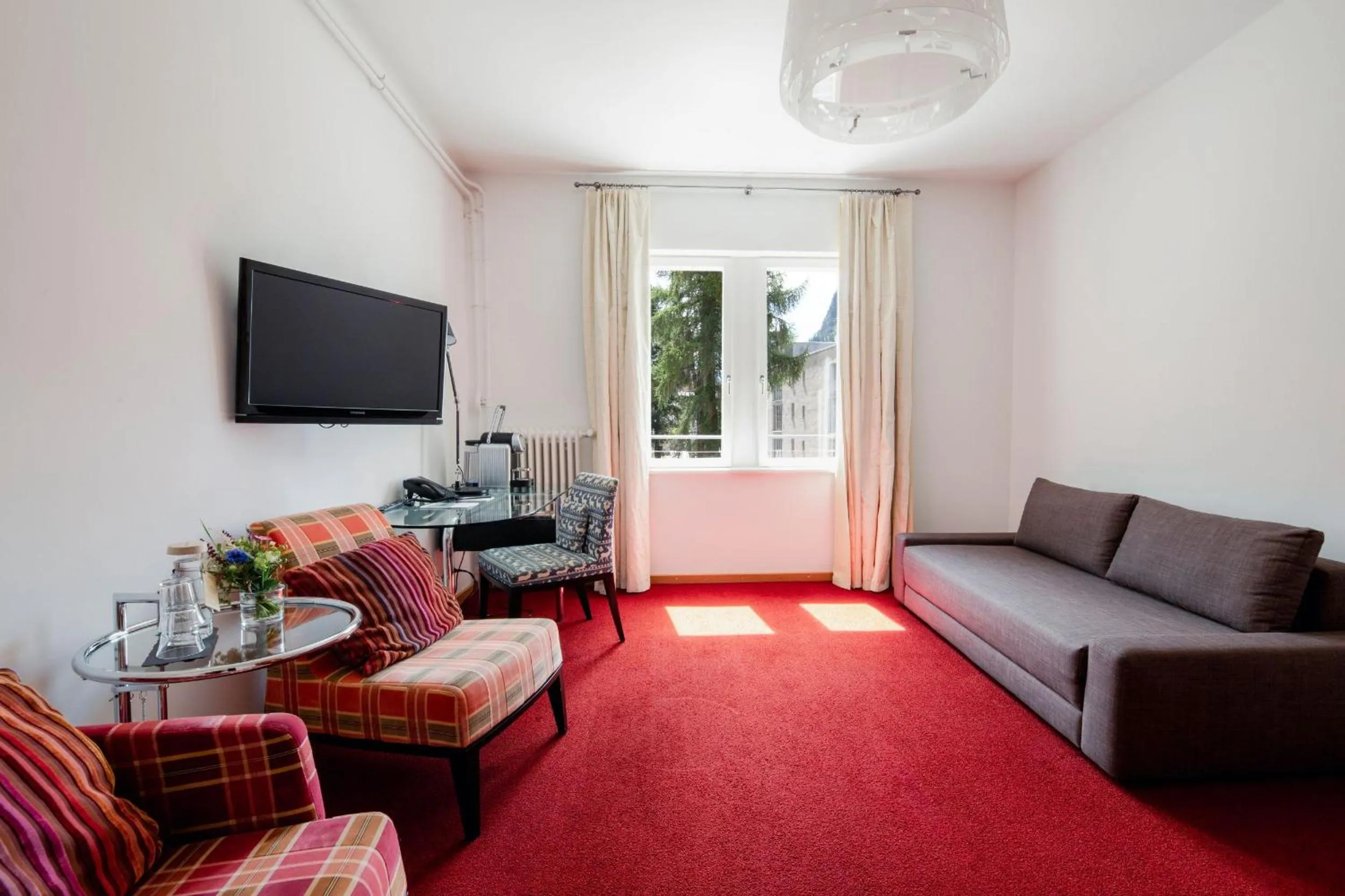 Living room in Hotel Saratz Pontresina Mountain Resort & Spa