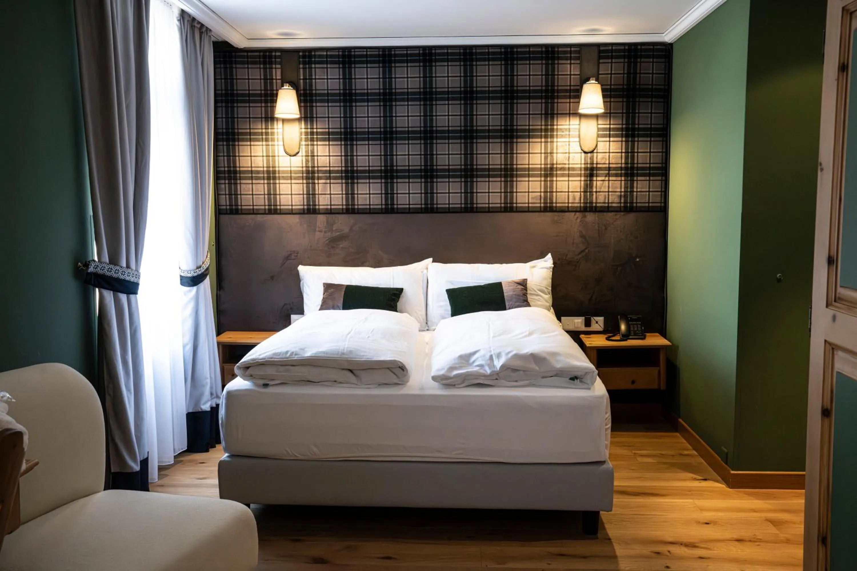 Bed in Hotel Meierhof