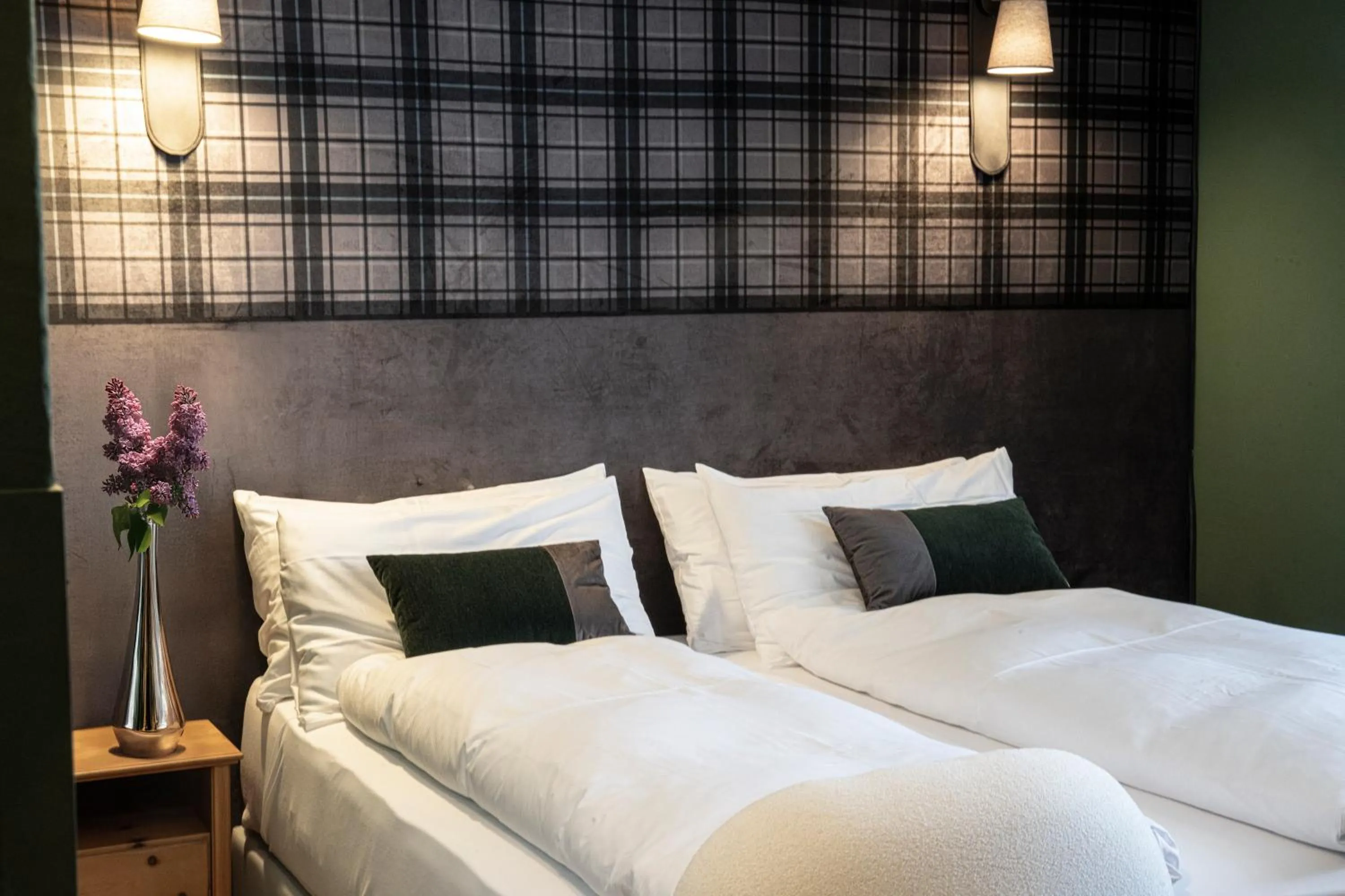 Bed in Hotel Meierhof