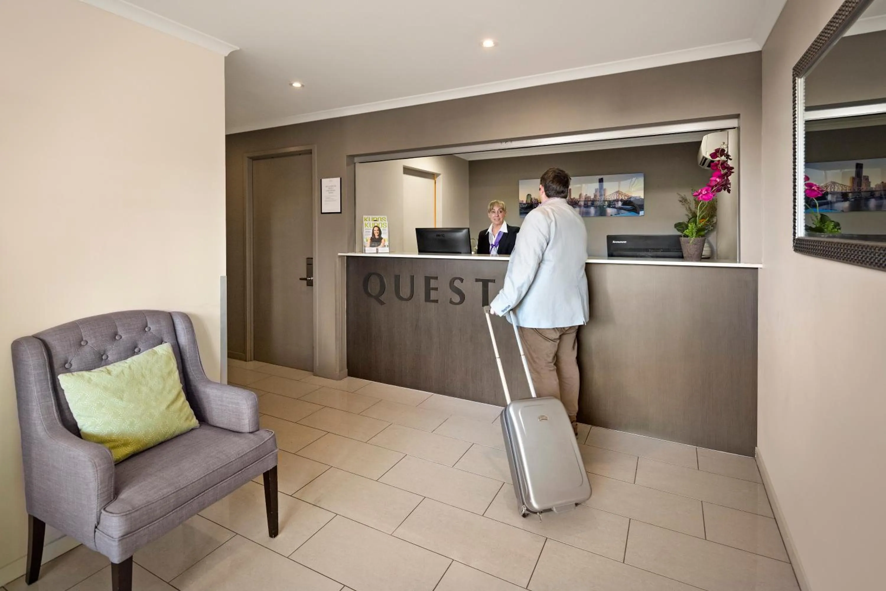 Lobby or reception in Quest Chermside