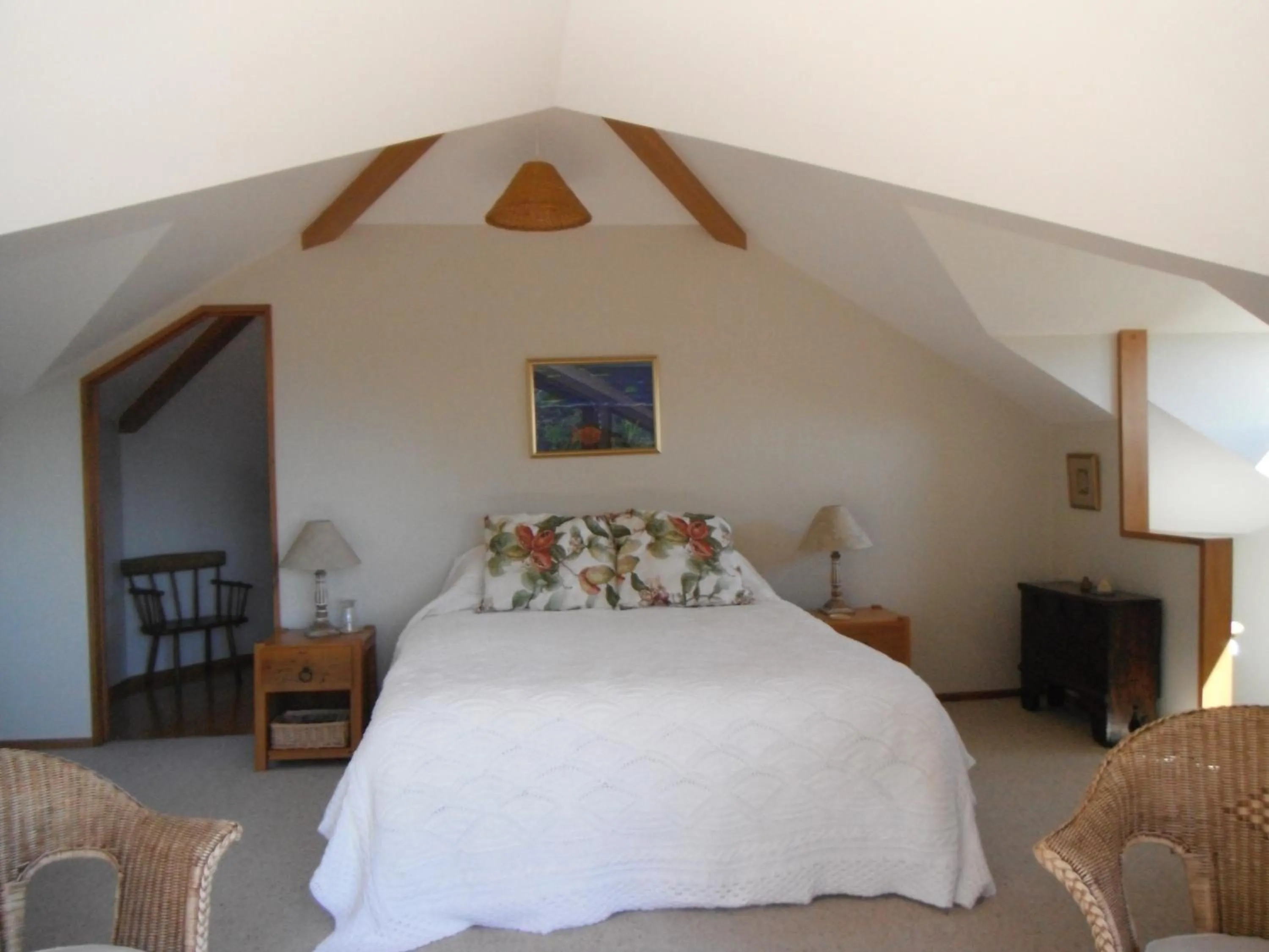 Balcony/Terrace, Bed in Waiwurrie Coastal Farm Lodge