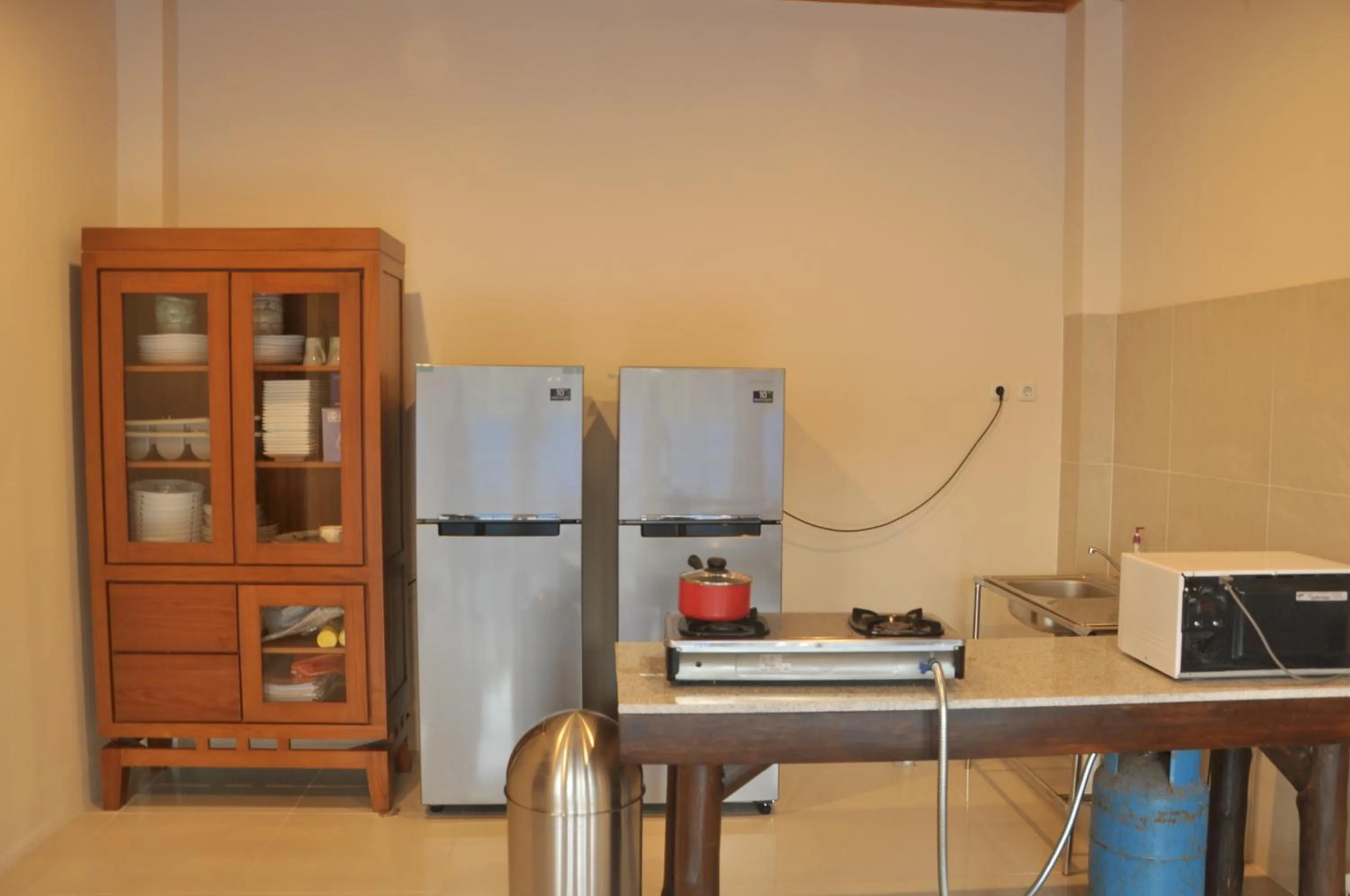 Kitchen or kitchenette in Crystal Beach Bali