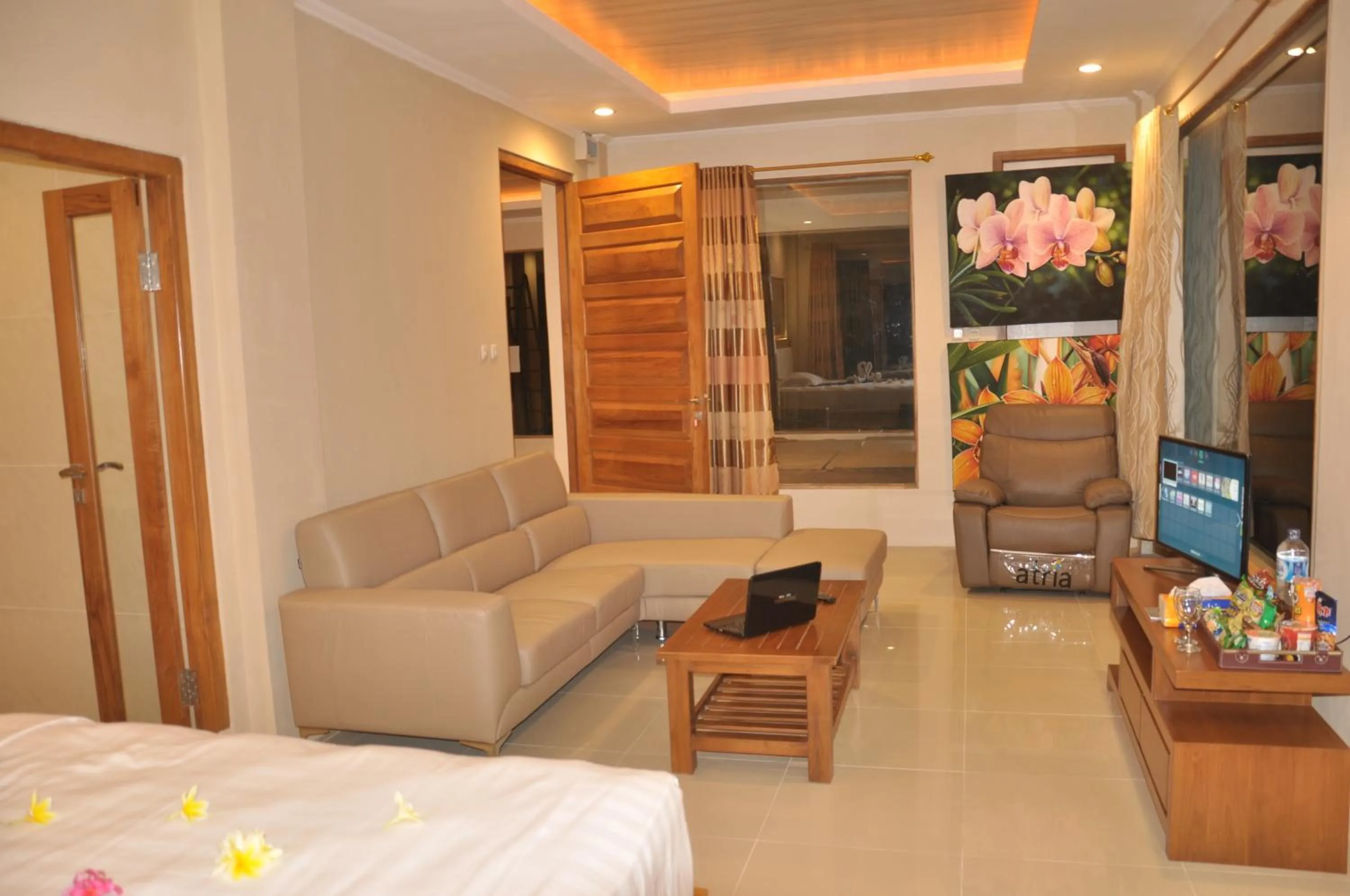 Living room in Crystal Beach Bali