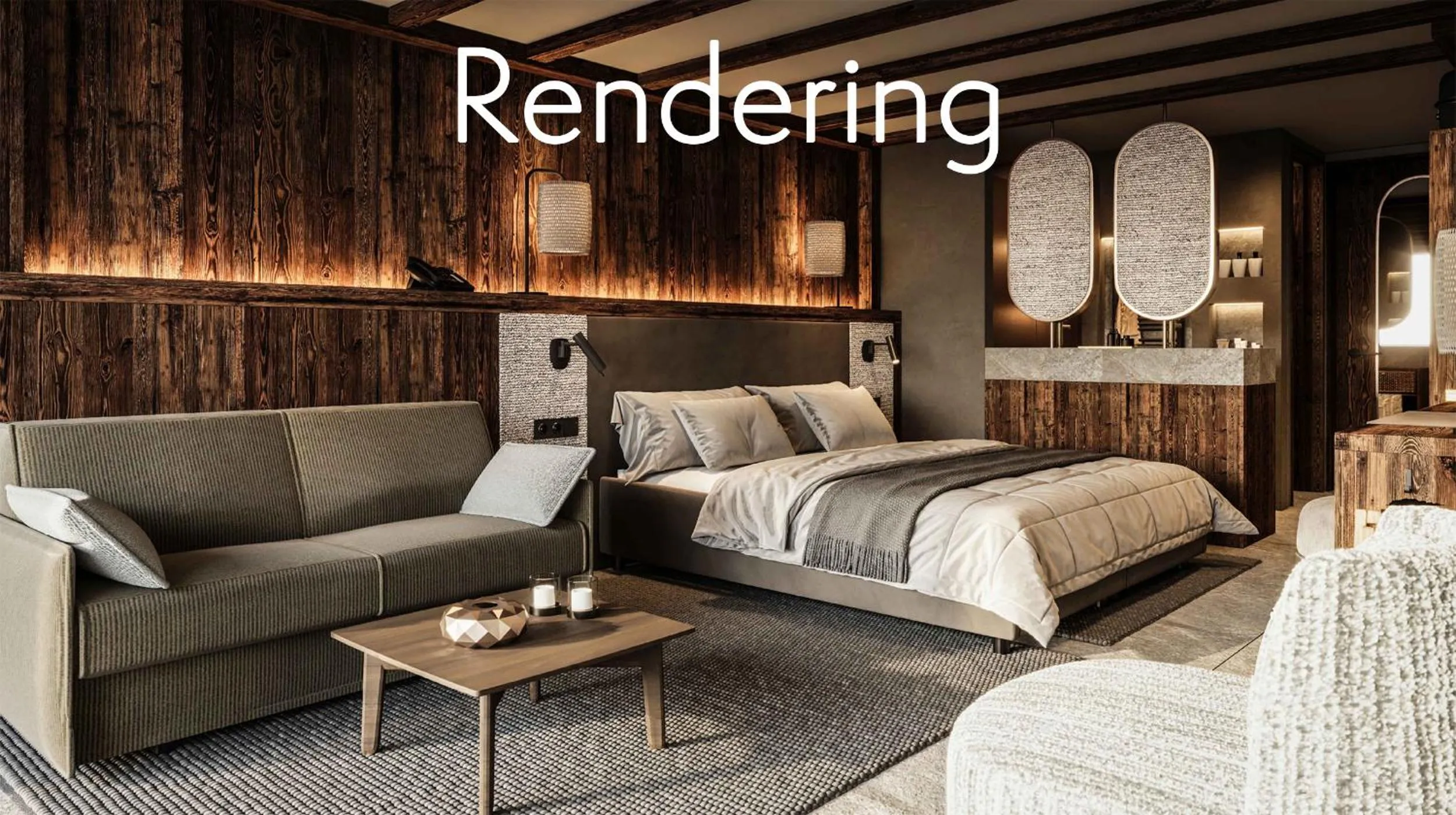 Photo of the whole room, Bed in Wellness Hotel Alpenhof