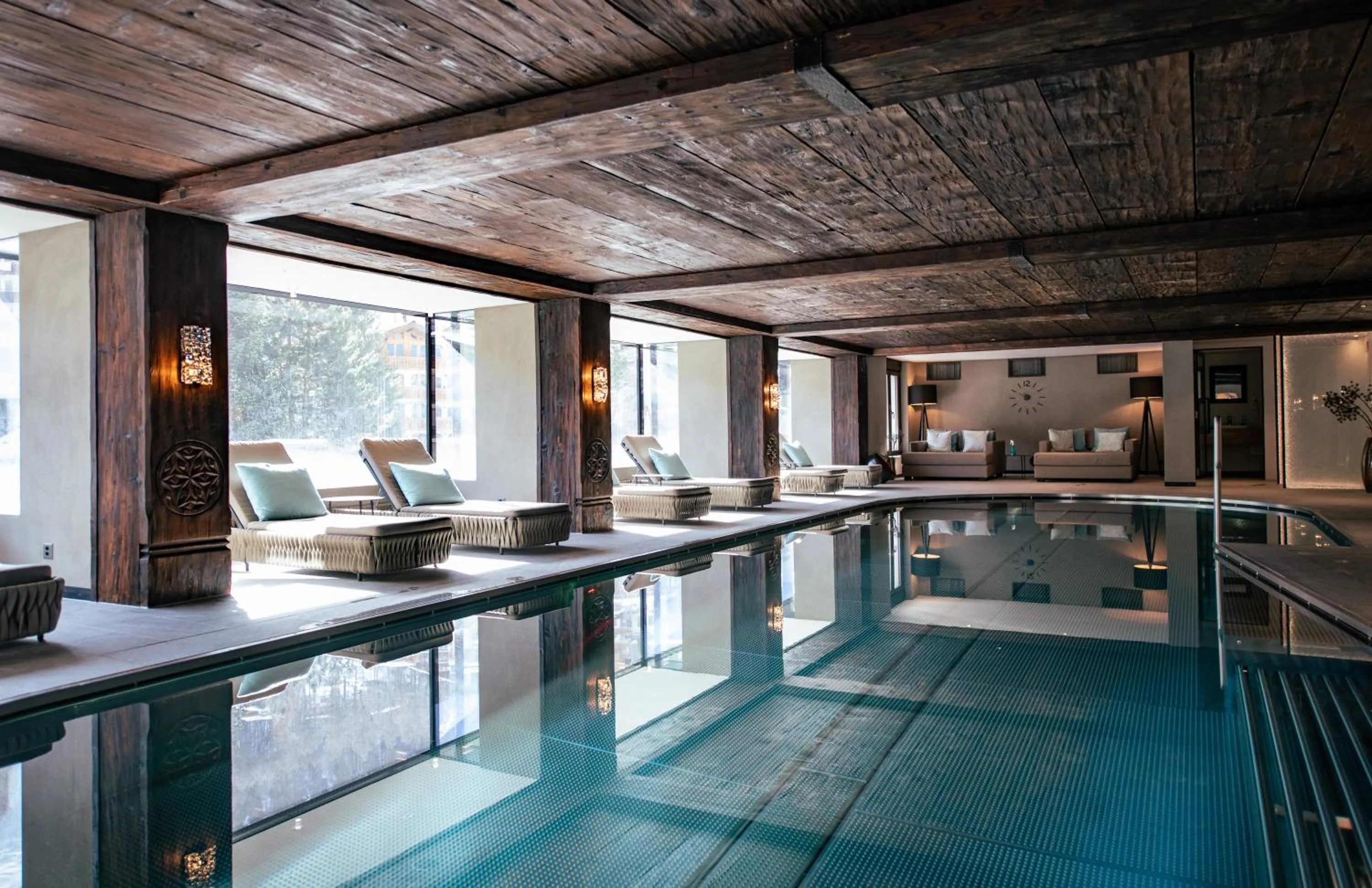 Swimming pool in Wellness Hotel Alpenhof