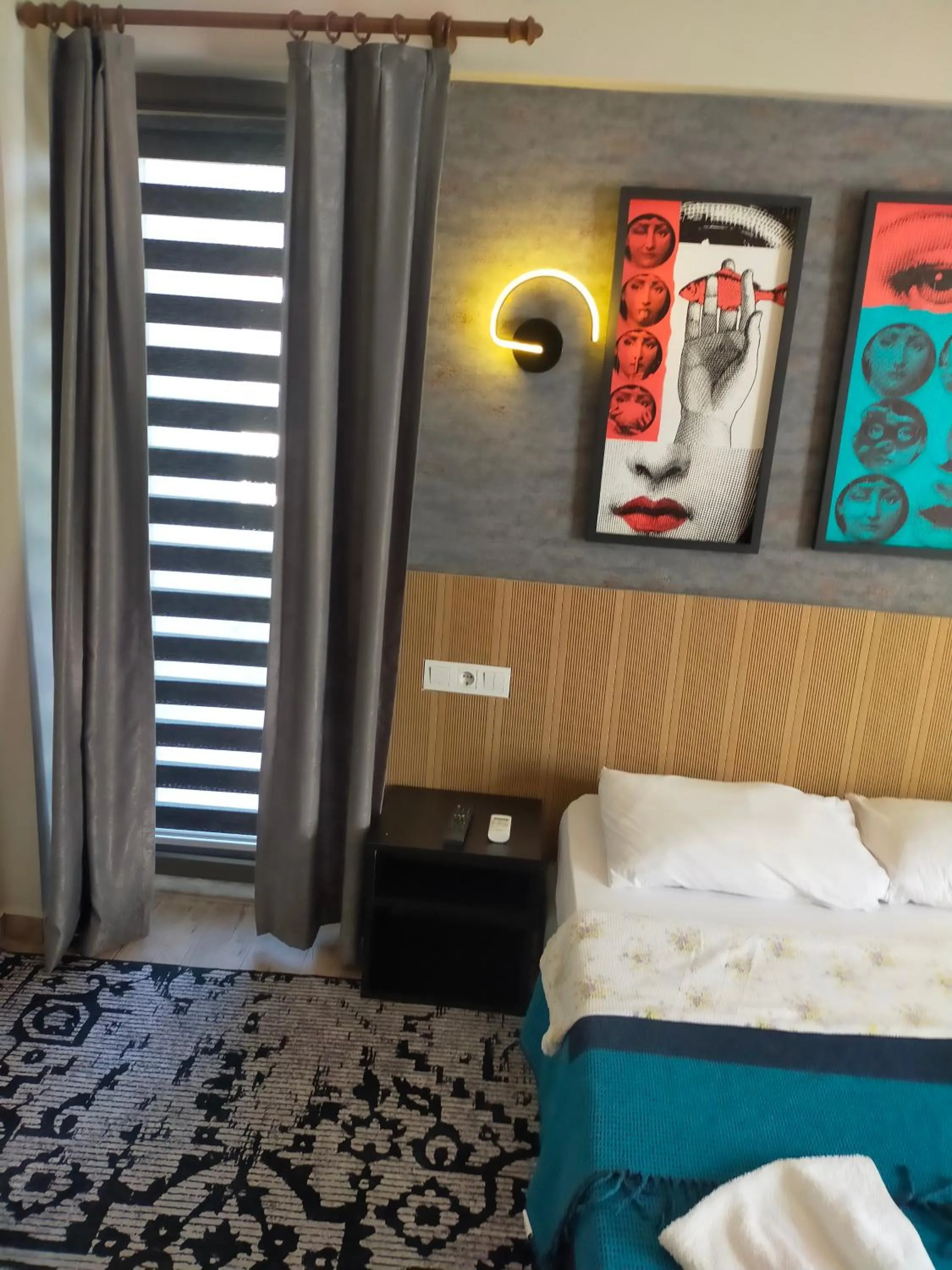 Bed in Akdeniz apart hotel