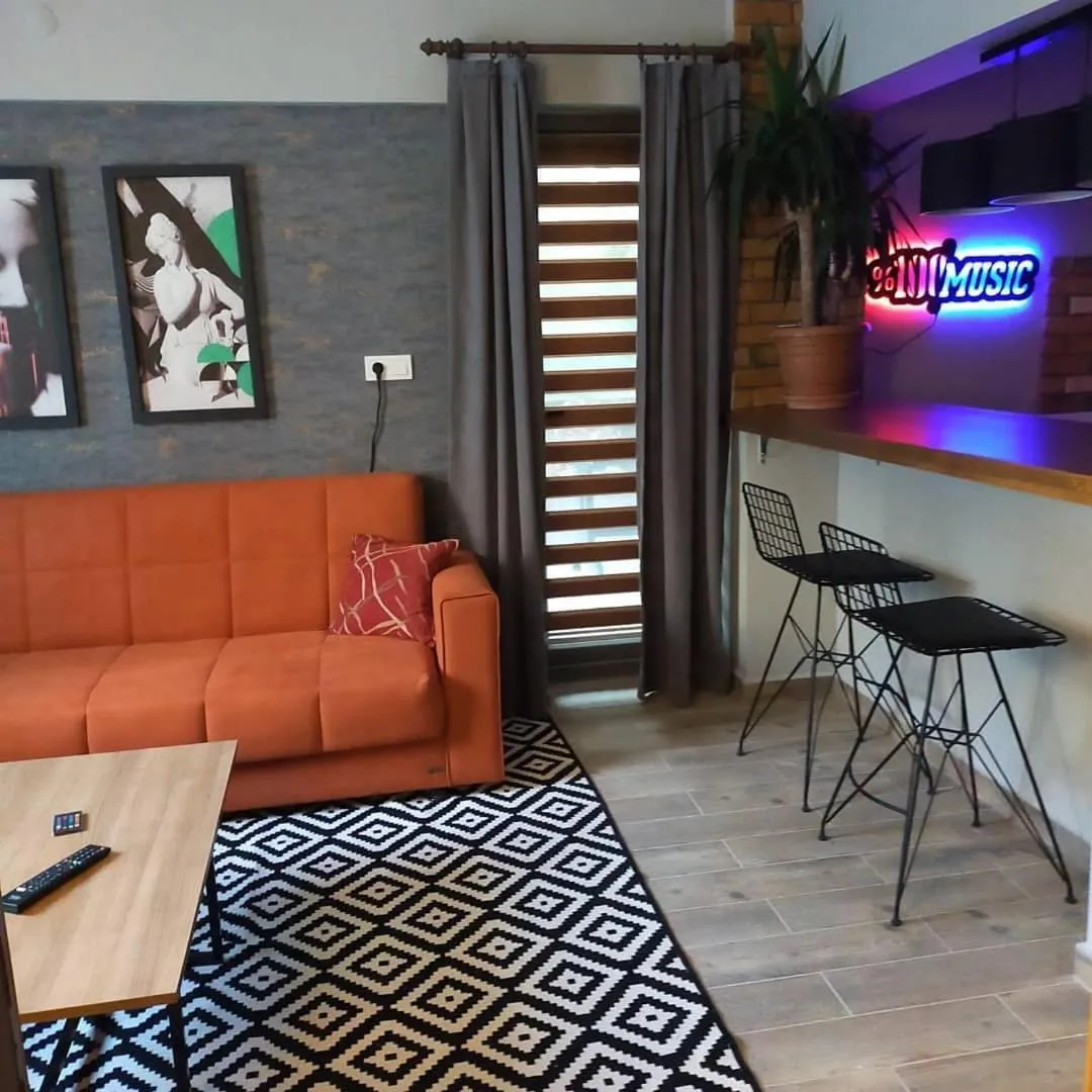 Living room in Akdeniz apart hotel