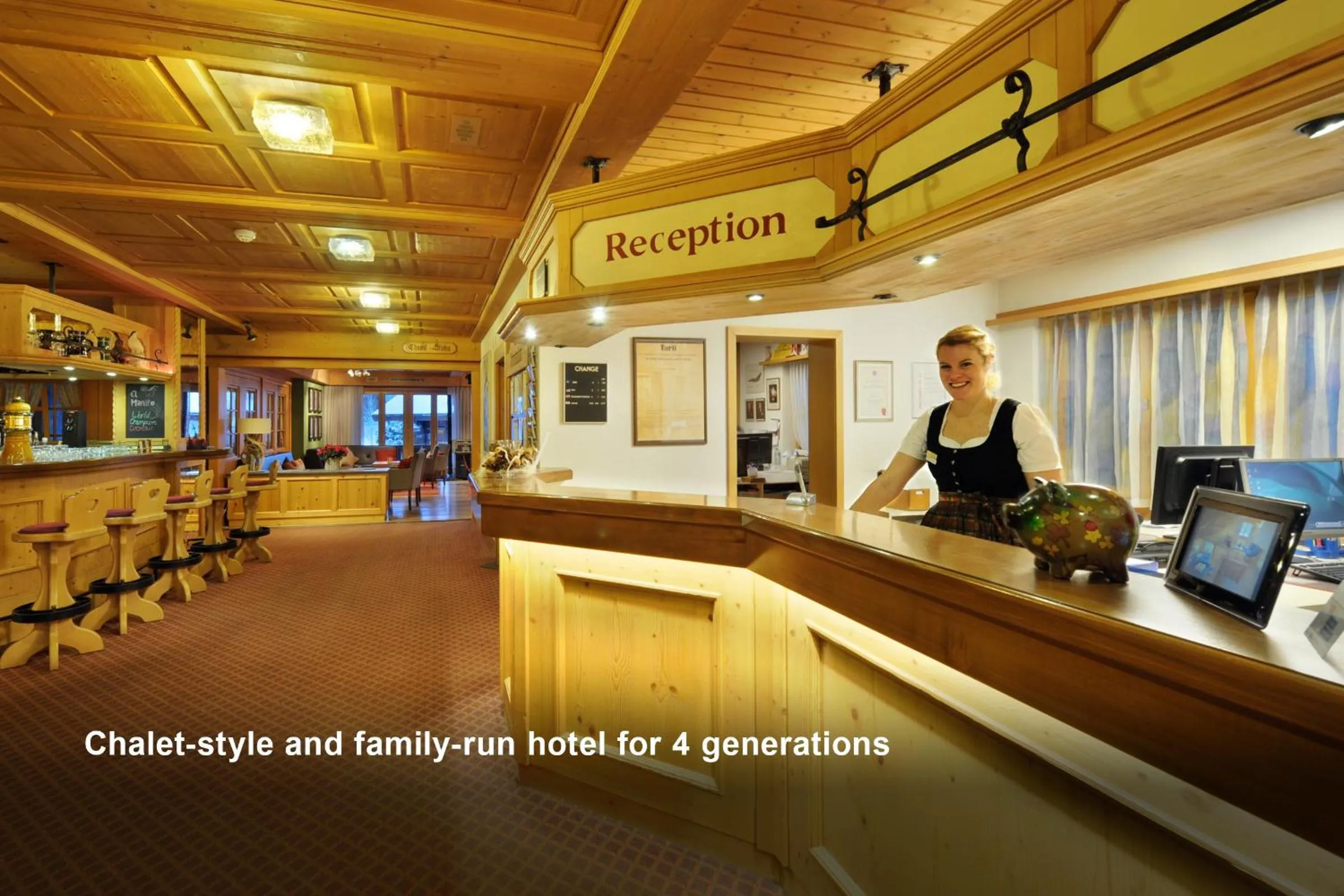 Lobby or reception in Hotel Kirchbühl Superior