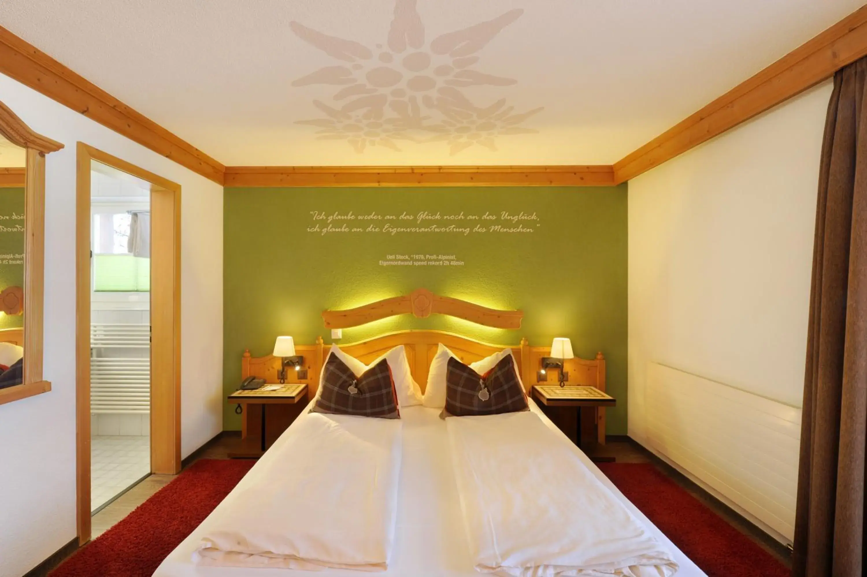 Triple Room with Mountain View - single occupancy in Hotel Kirchbühl Superior Triple Room with Mountain View - single occupancy in Hotel Kirchbühl Superior