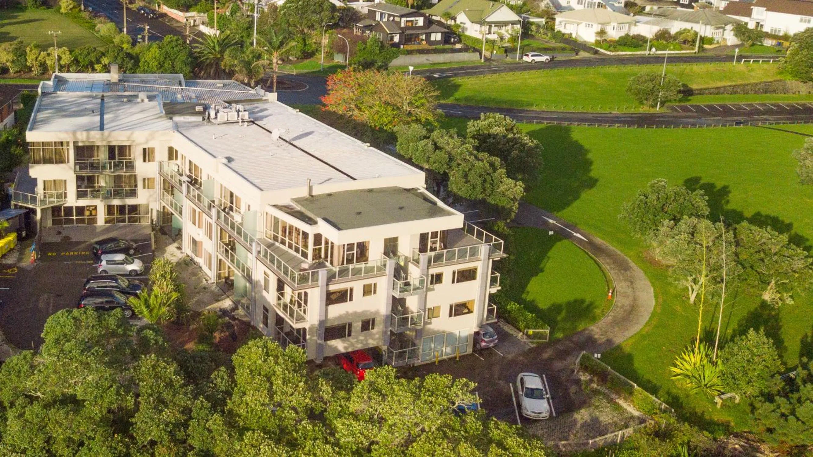 Bird's eye view in Ocean Breeze Hotel