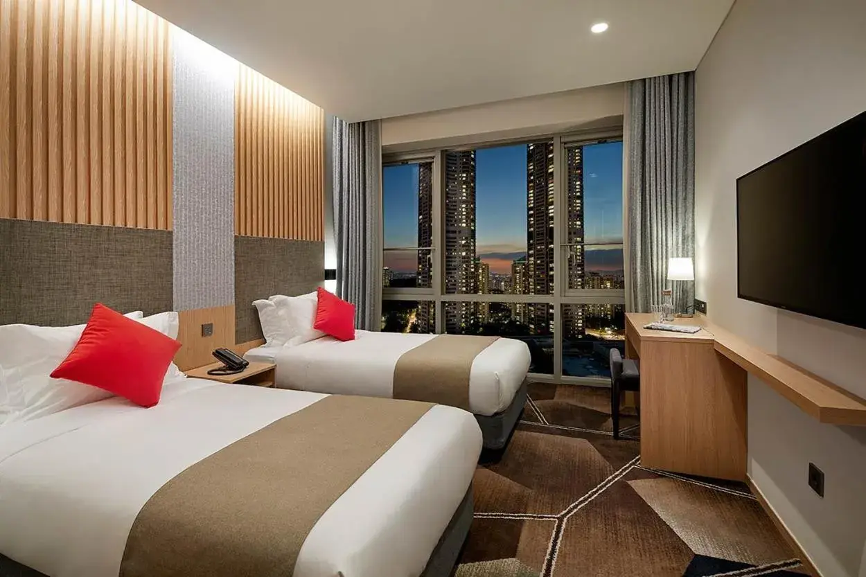 Superior Twin Room in Staz Hotel Premier Dongtan Superior Twin Room in Staz Hotel Premier Dongtan