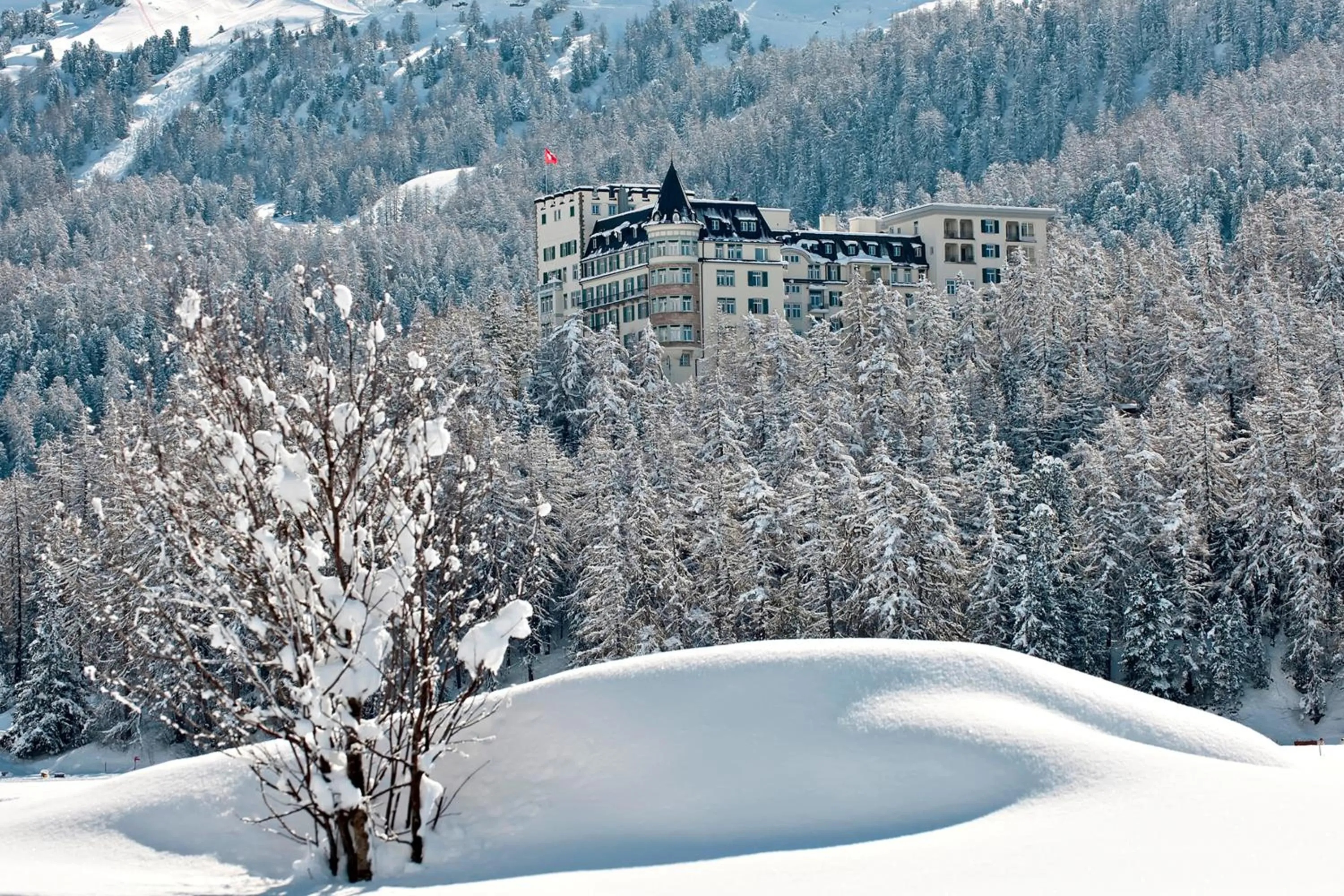 Property building in Hotel Waldhaus Sils