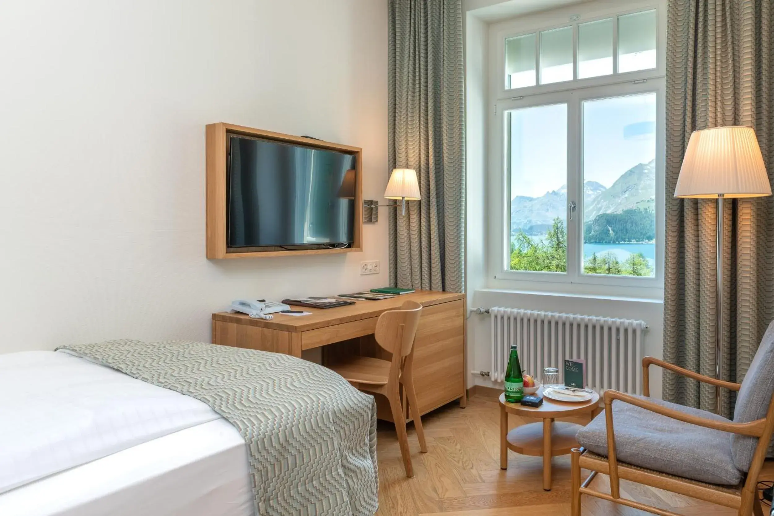 Small Single Room - single occupancy in Hotel Waldhaus Sils Small Single Room - single occupancy in Hotel Waldhaus Sils