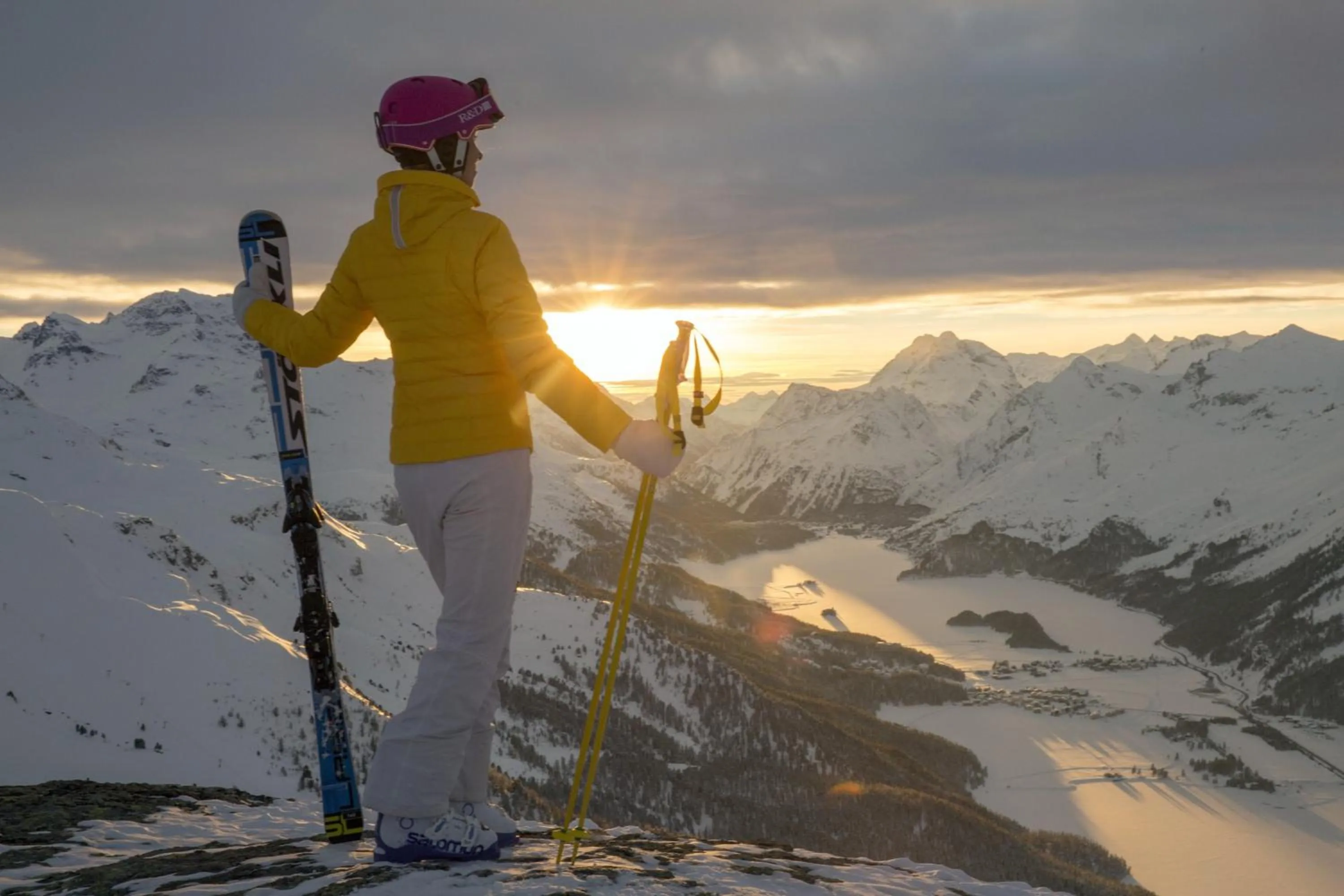 Skiing in Hotel Waldhaus Sils