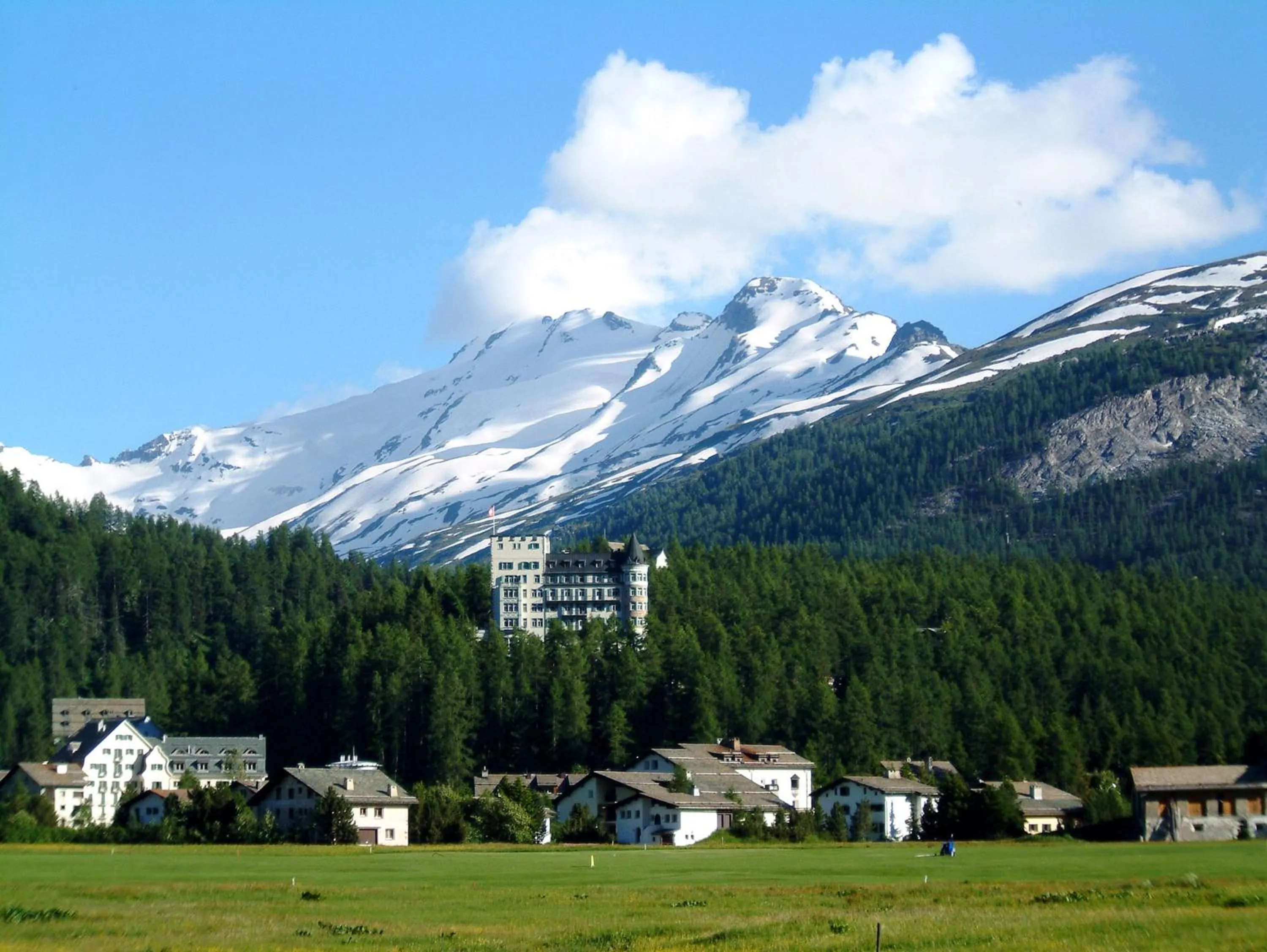 Property building in Hotel Waldhaus Sils