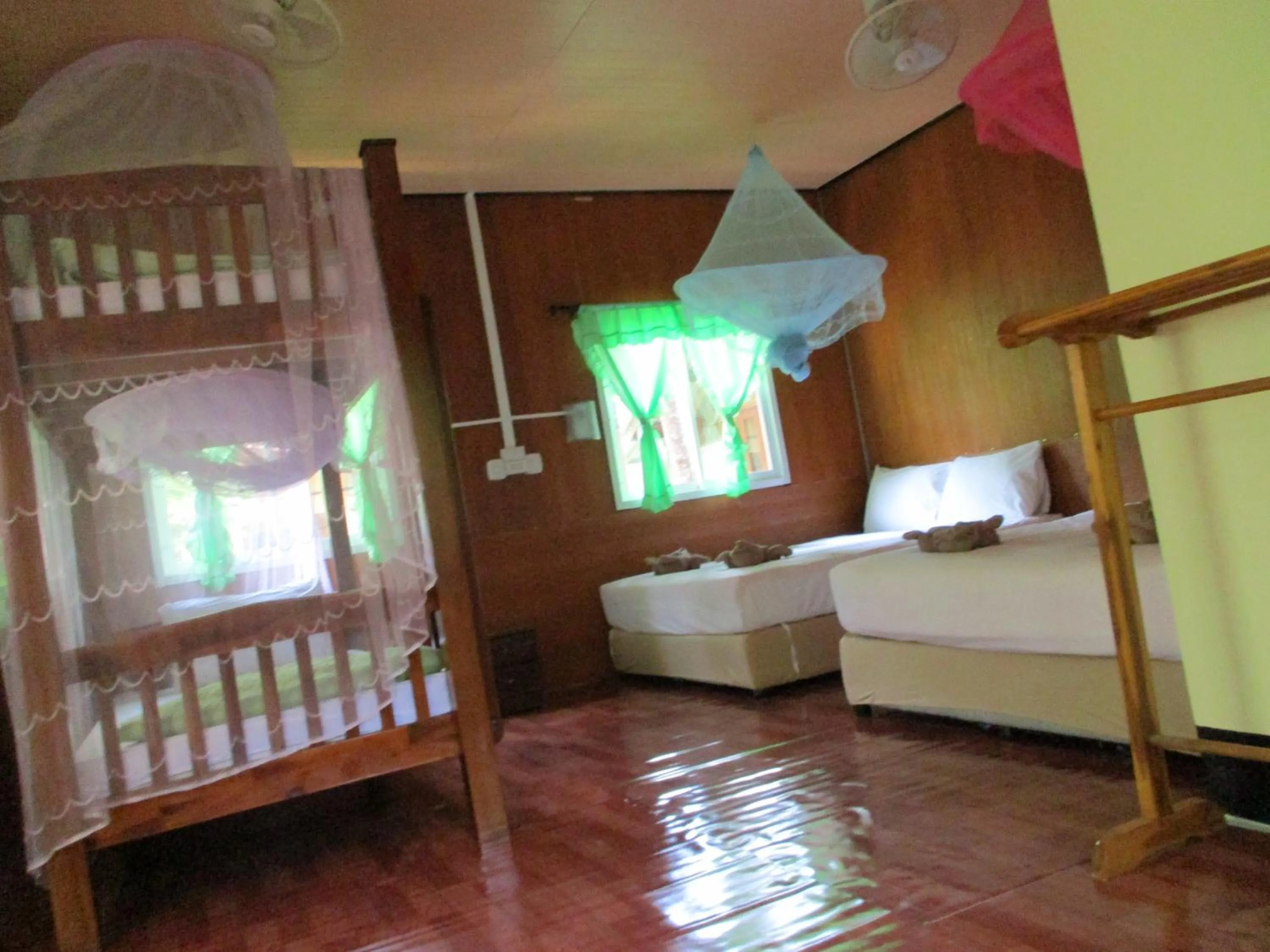 Bed in Khaosok Island Resort