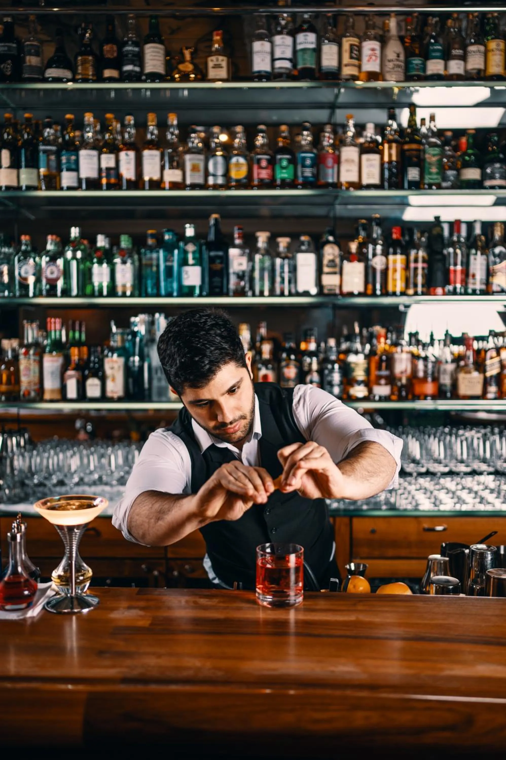 Lounge or bar in Widder Hotel - Zurichs Luxury Hideaway