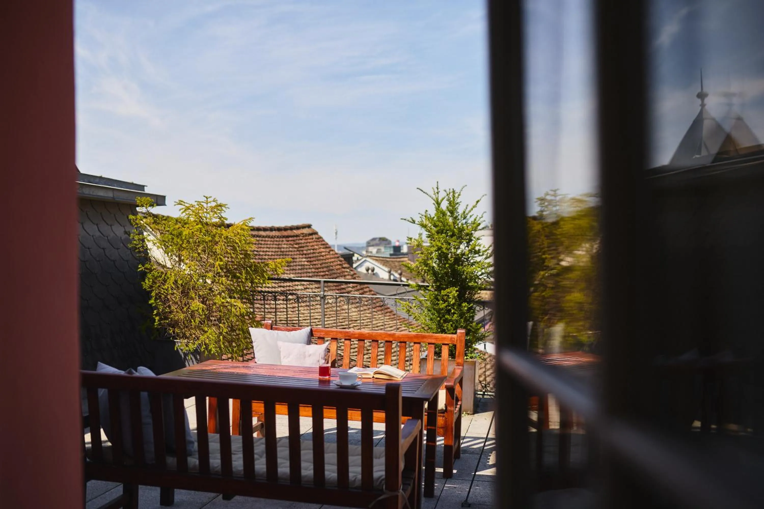 Balcony/Terrace in Widder Hotel - Zurichs Luxury Hideaway