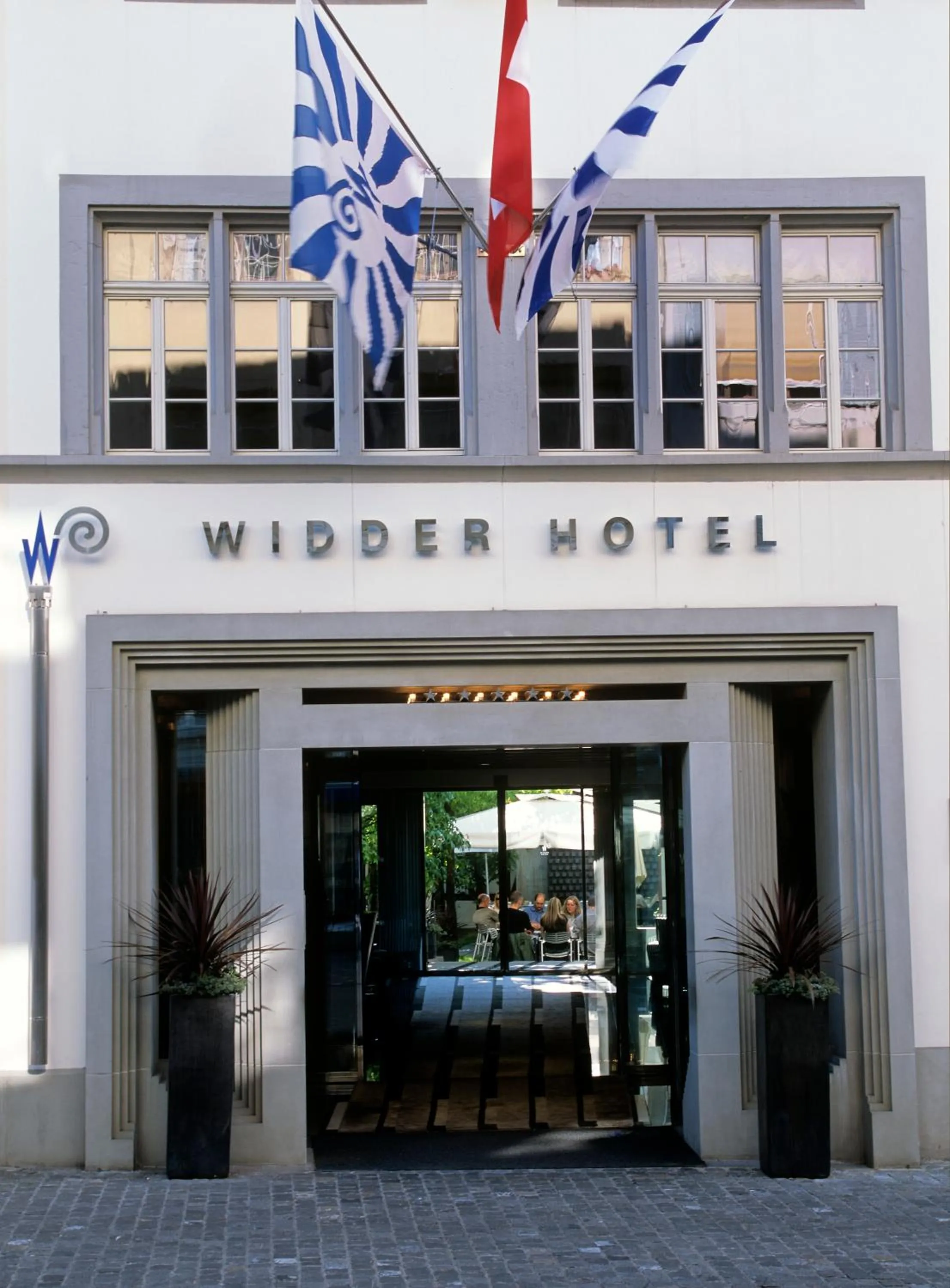 Facade/entrance in Widder Hotel - Zurichs Luxury Hideaway