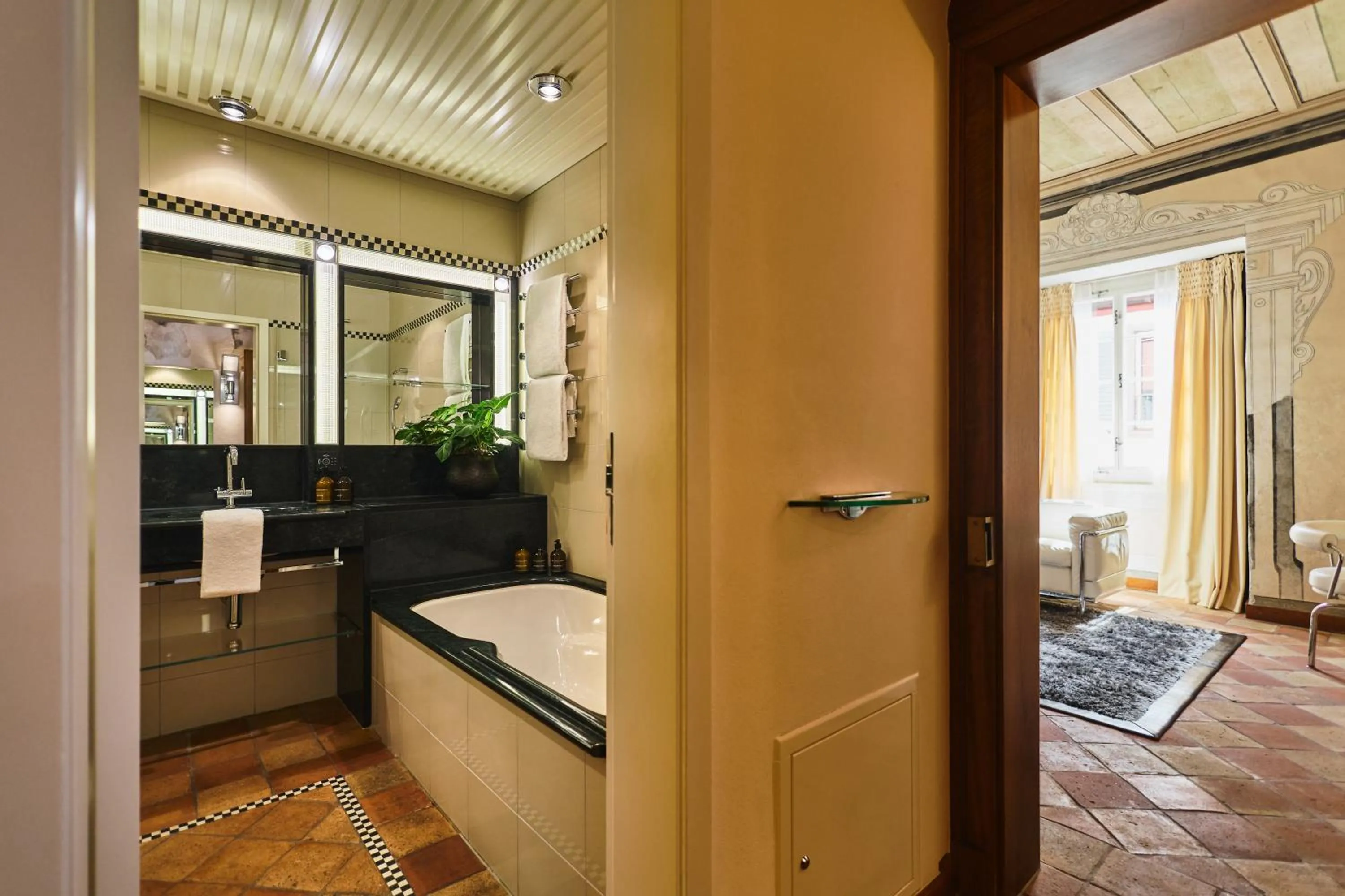 Bath, Bed in Widder Hotel - Zurichs Luxury Hideaway