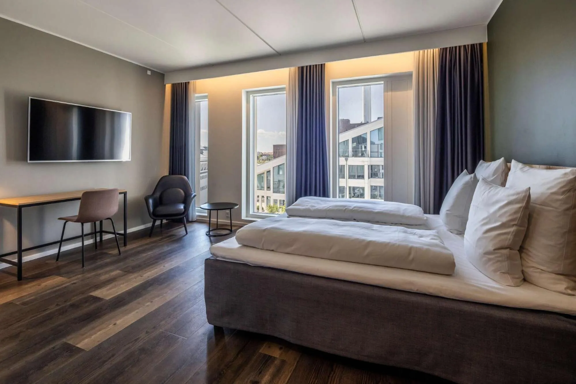 Bedroom, Bed in Comwell Copenhagen Portside Dolce by Wyndham