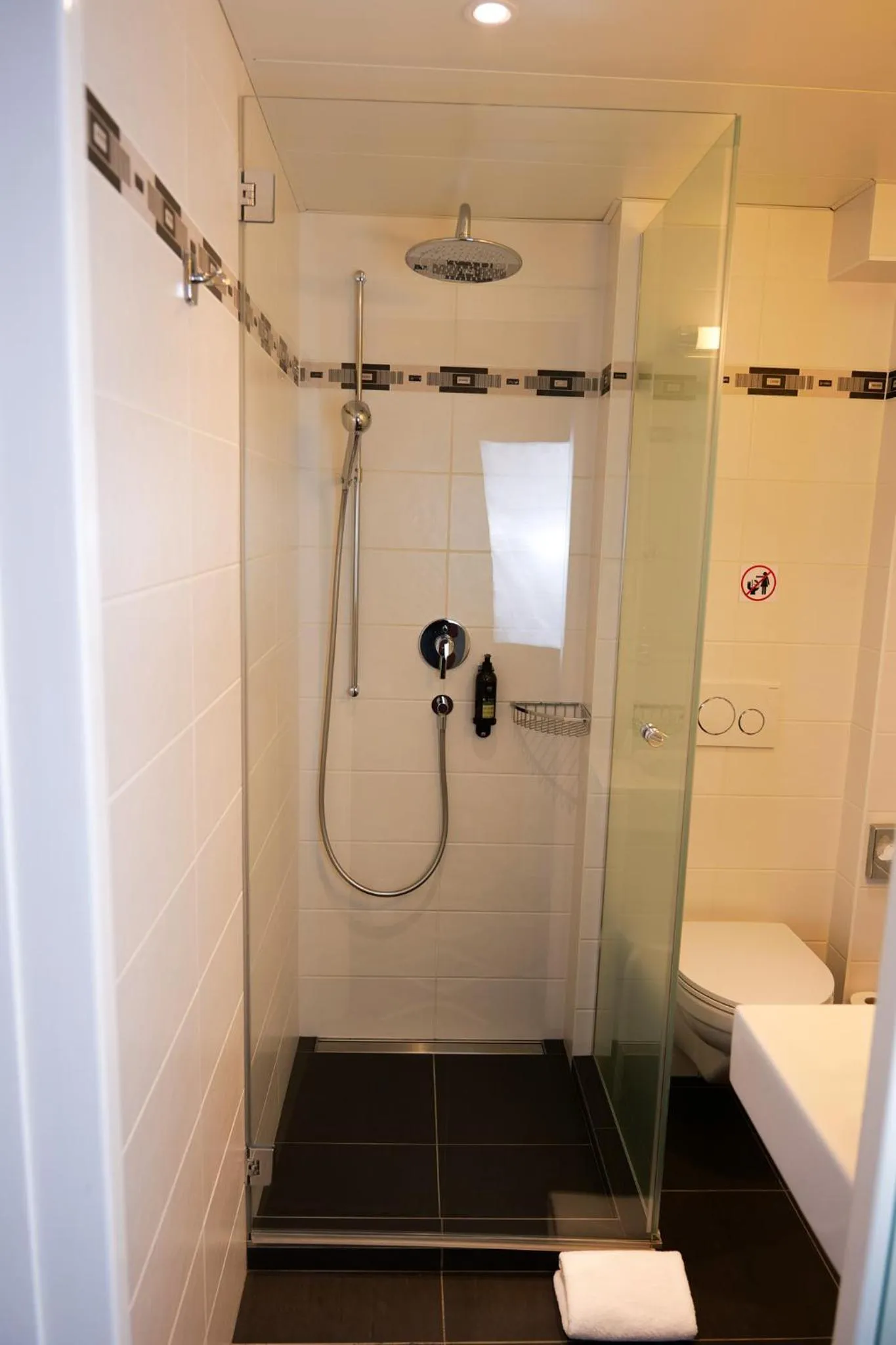 Shower in Hotel Eden